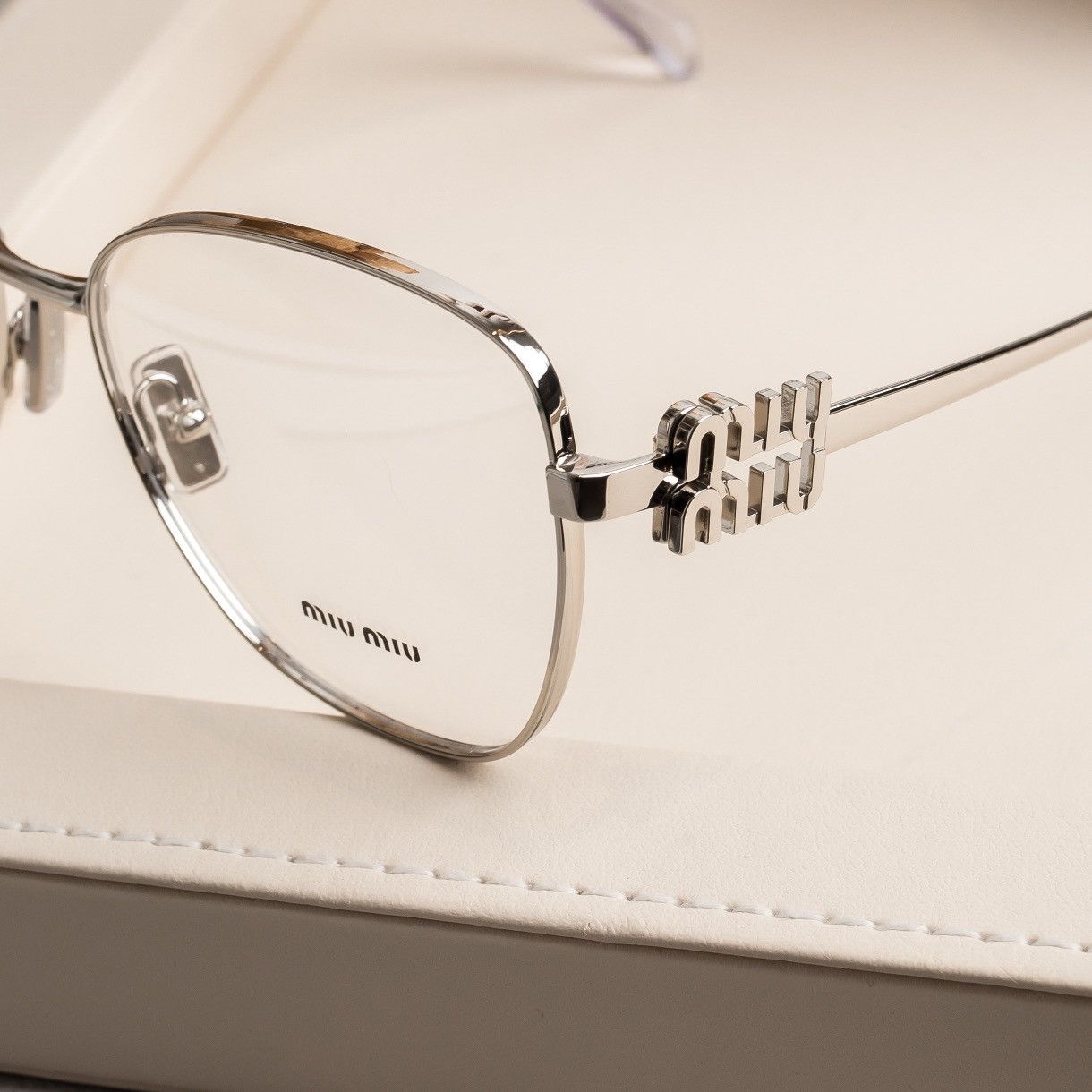 Miu Miu MIU MIU 0MU 50XV 1BC1O1 GLASSES Size ONE SIZE - 2 Thumbnail