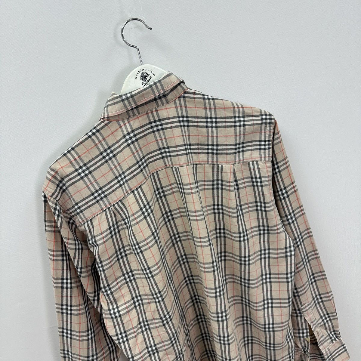 Burberry Vintage 90s Burberrys Nova Check London distressed shirt y2k Size US M / EU 48-50 / 2 - 3 Thumbnail