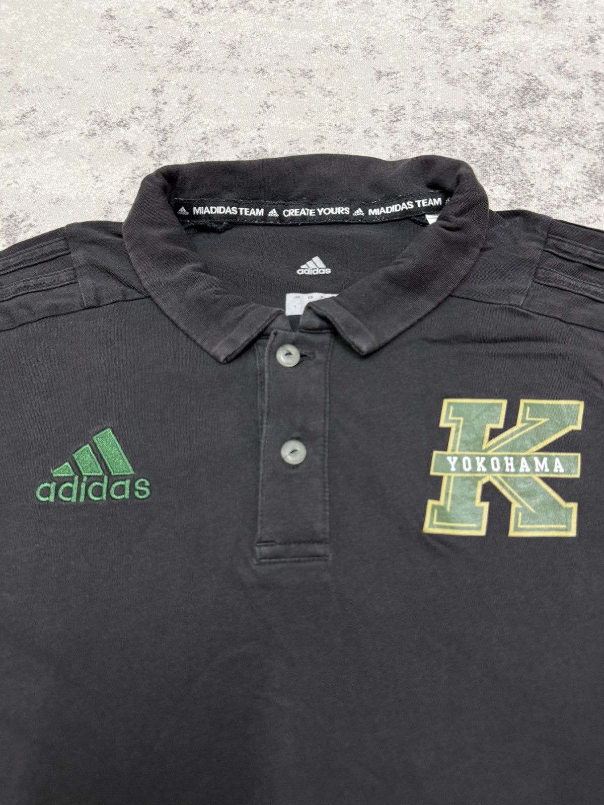 Adidas Sun Faded🔥Adidas Yokohama Creat Your Team Polo Tshirt Size US S / EU 44-46 / 1 - 5 Thumbnail