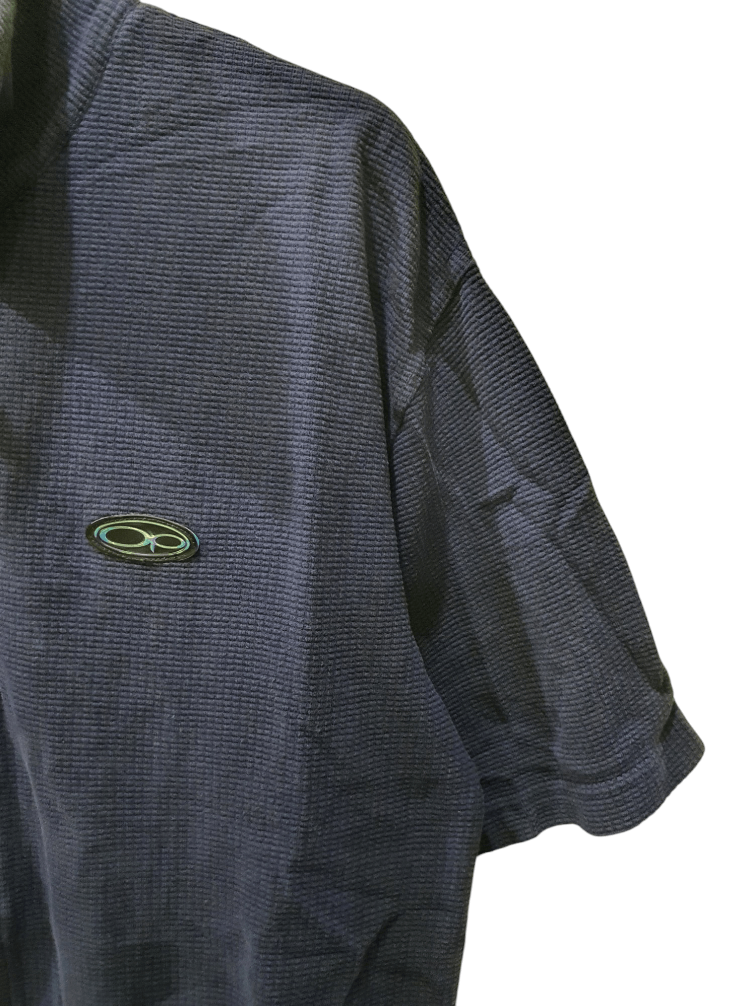 Ocean Pacific Ocean Pacific navy blue short-sleeved zip polo shirt Size US L / EU 52-54 / 3 - 6 Thumbnail