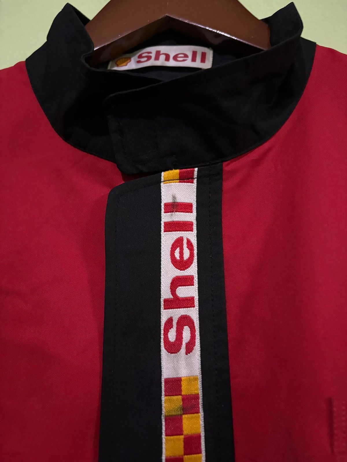 Vintage Vintage 90's Shell Jacket Retro Design Racing flue Ferrari Size US L / EU 52-54 / 3 - 13 Thumbnail