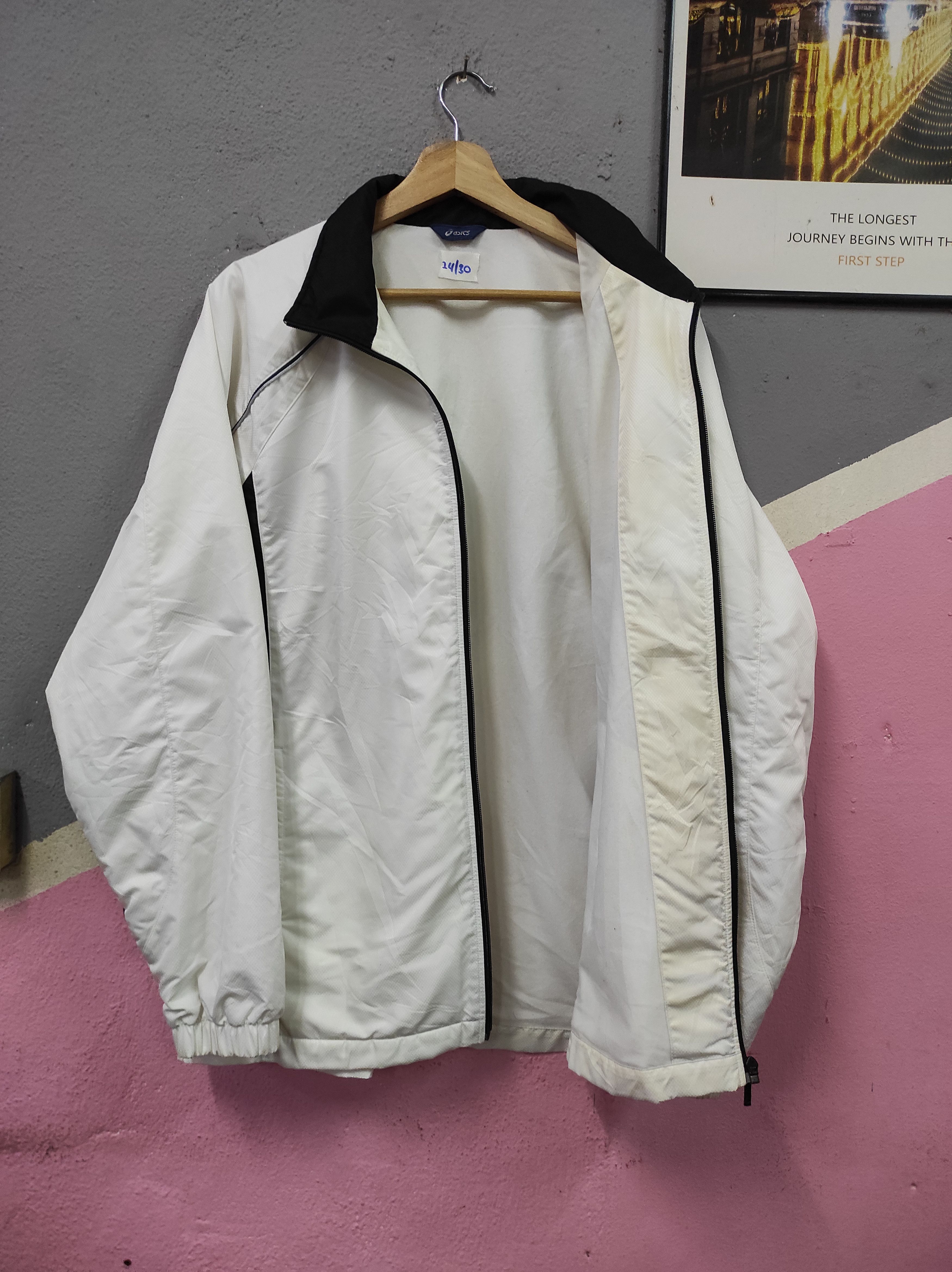 Asics × Japanese Brand × Vintage ASICS VINTAGE LIGHT JACKET SWEATER Size US L / EU 52-54 / 3 - 3 Thumbnail