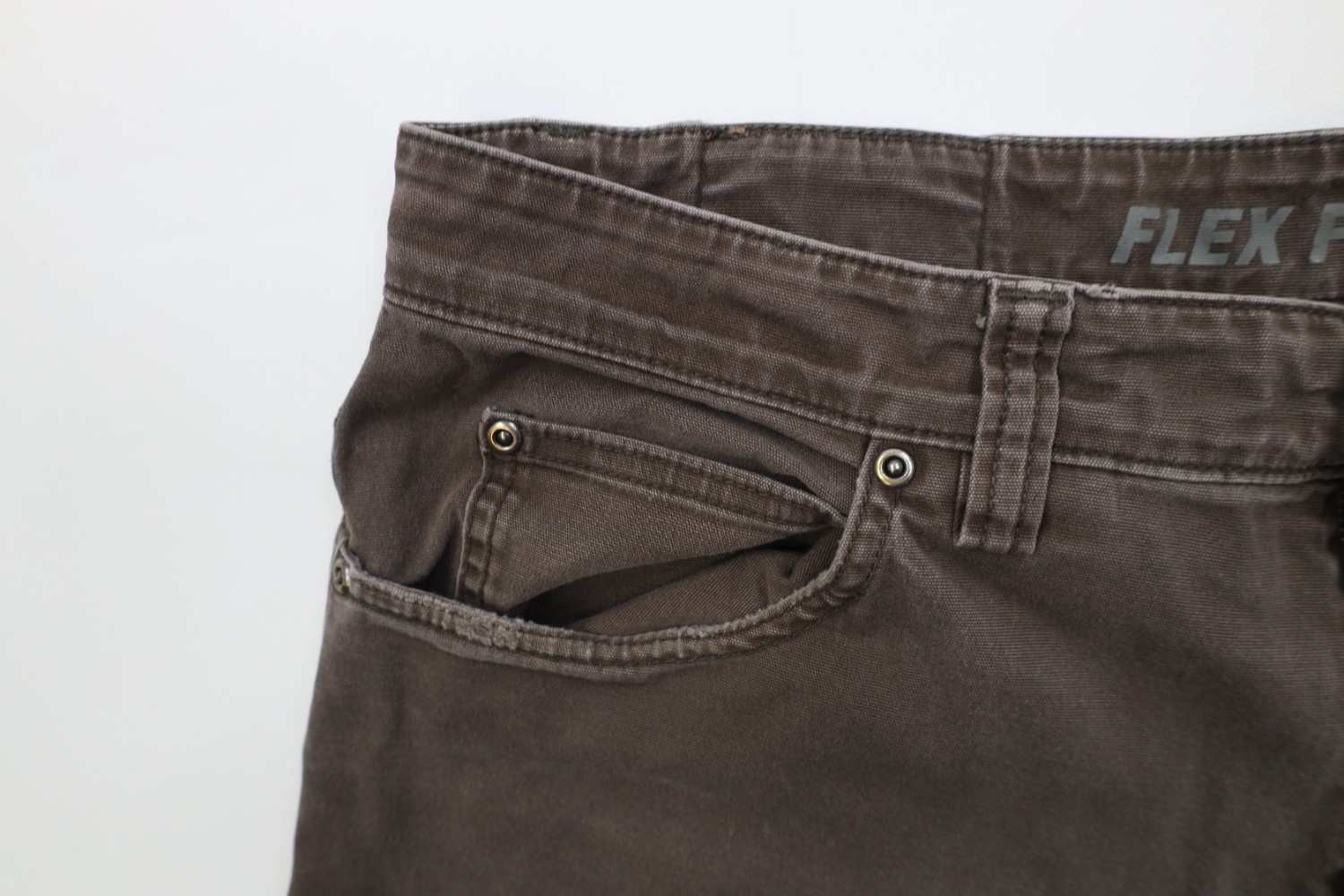 Duluth Trading Company Duluth Trading Co Flex Fire Hose Wide Leg Pants Brown Size US 34 / EU 50 - 8 Thumbnail