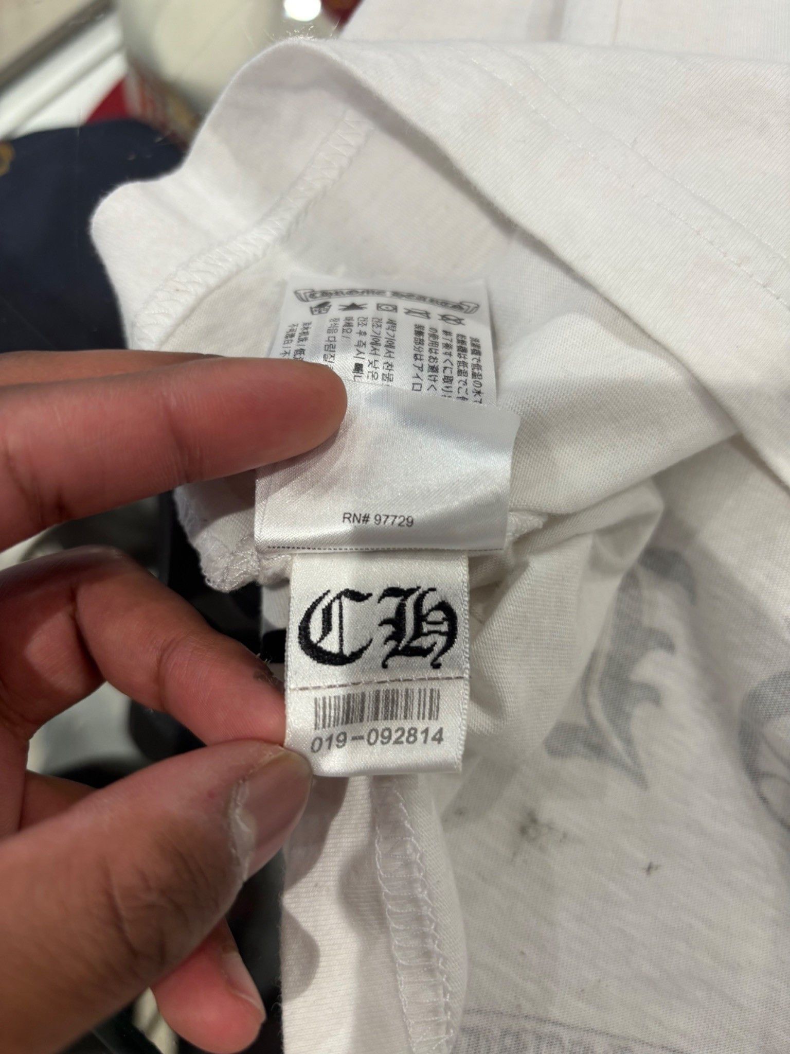 Chrome Hearts Chrome Hearts Hong Kong Pocket Tee White Size US S / EU 44-46 / 1 - 9 Thumbnail