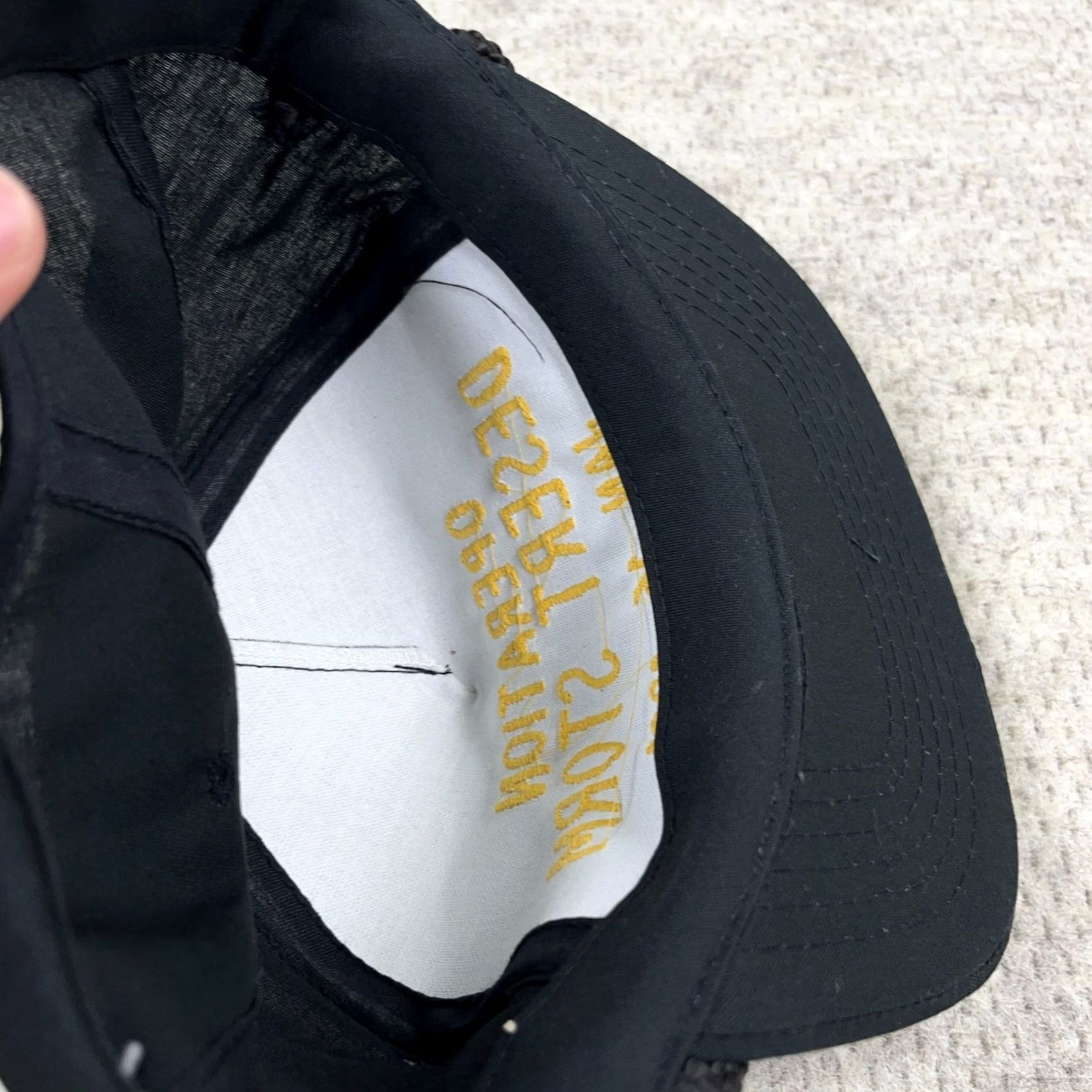 Vintage VINTAGE Operation Desert Storm Hat Cap Snapback USA 90s Rope Black Cotton Polyester Twill Adjustable Mens One Size Size ONE SIZE - 6 Thumbnail