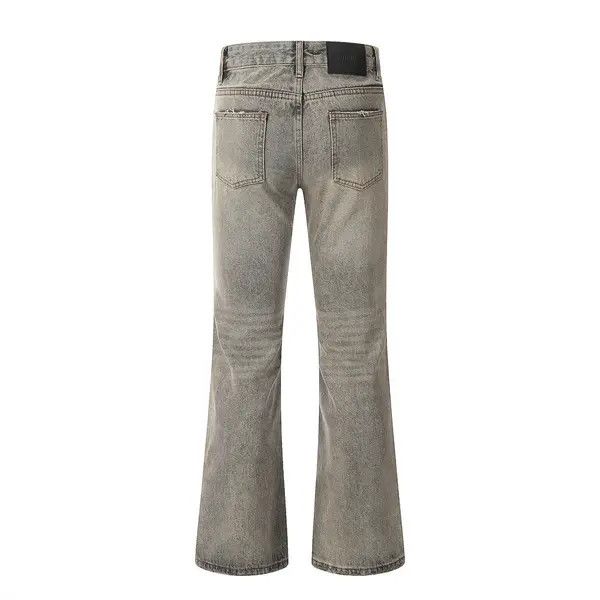Japanese Brand VIBE Men's hippie trend distressed washed flared jeans Size US 32 / EU 48 - 3 Thumbnail