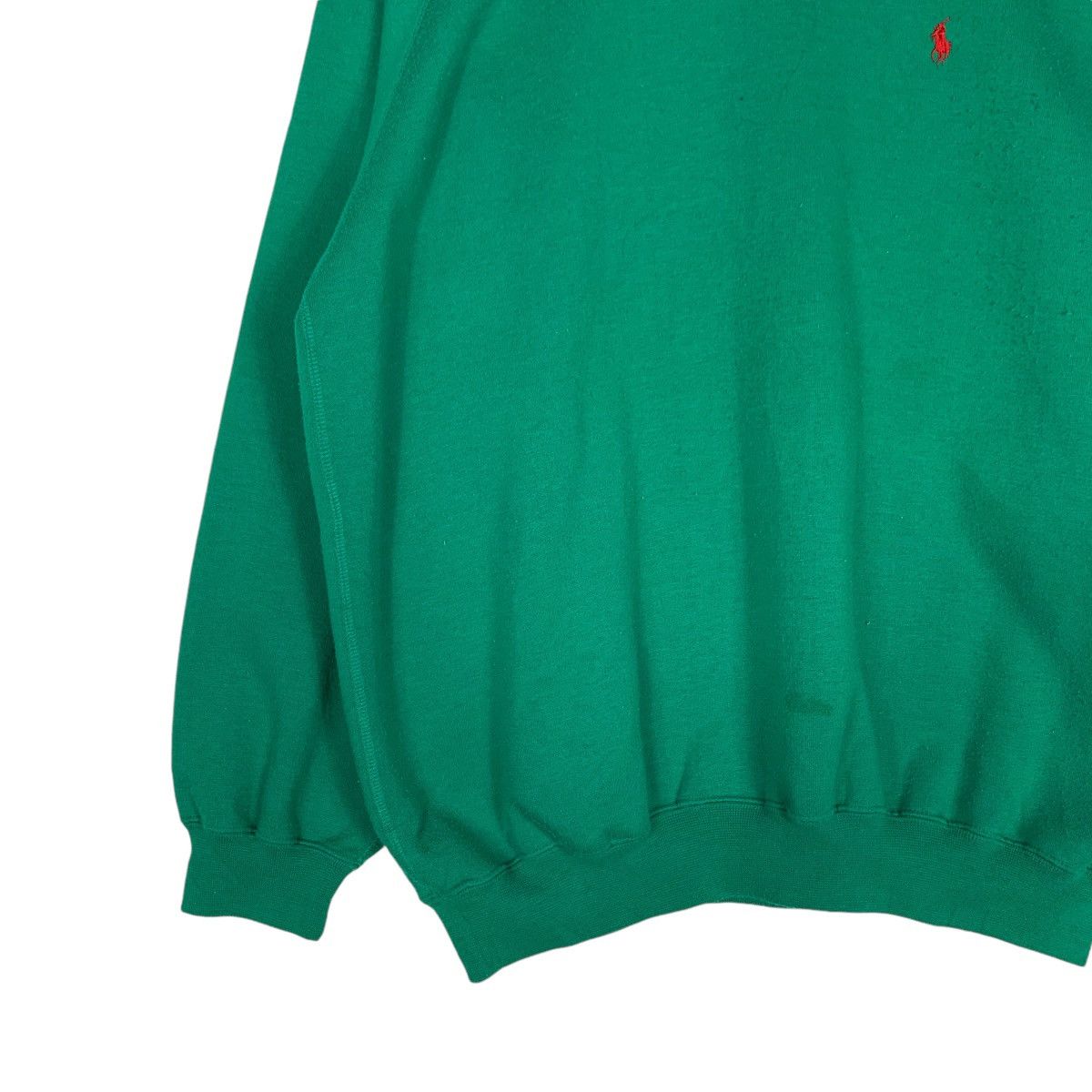 Polo Ralph Lauren Polo Ralph Lauren Small Pony Logo Green Sweatshirt #1340-C60 Size US L / EU 52-54 / 3 - 3 Thumbnail