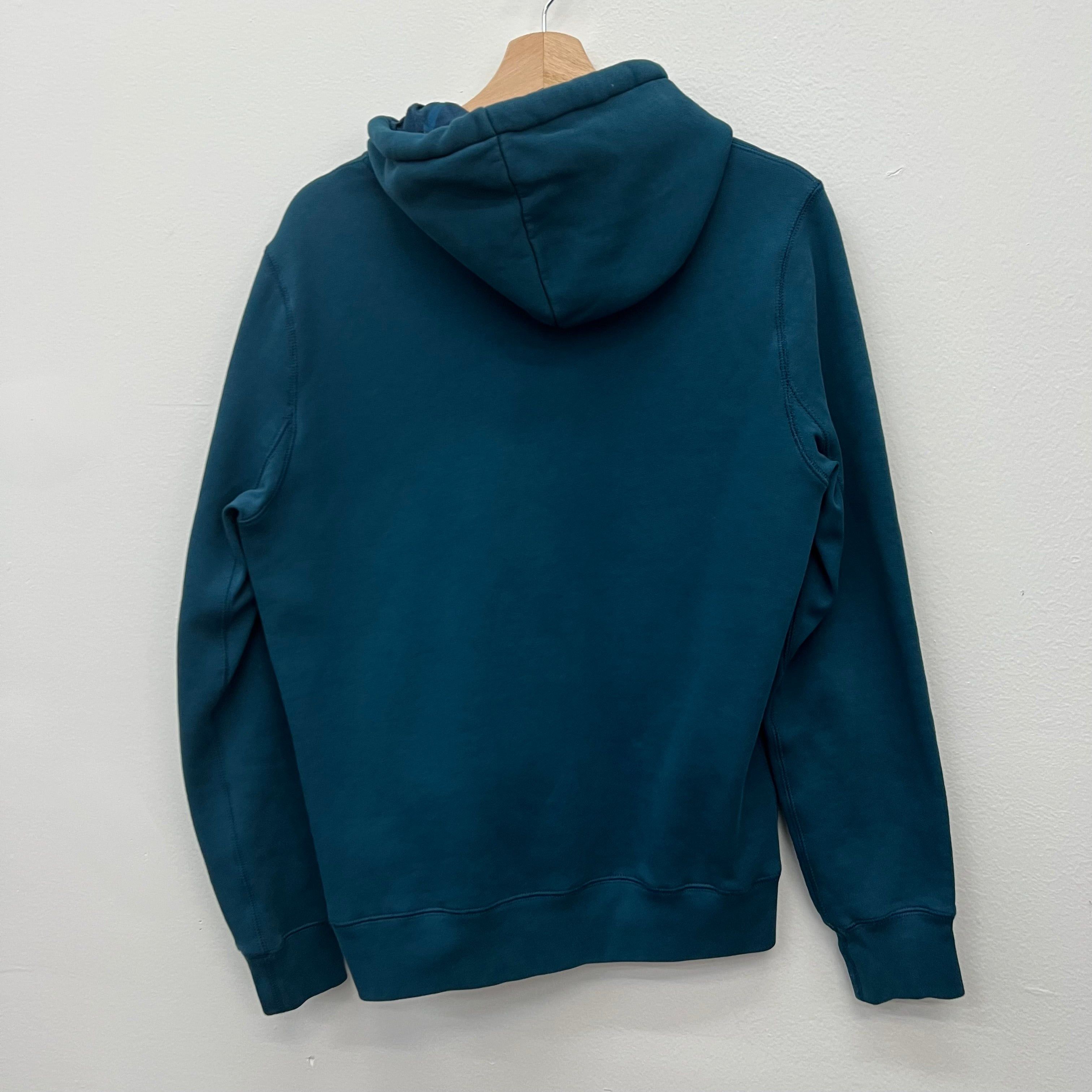 Burberry Burberry Blue Embroidered Hoodie - Size M Size US M / EU 48-50 / 2 - 2 Thumbnail