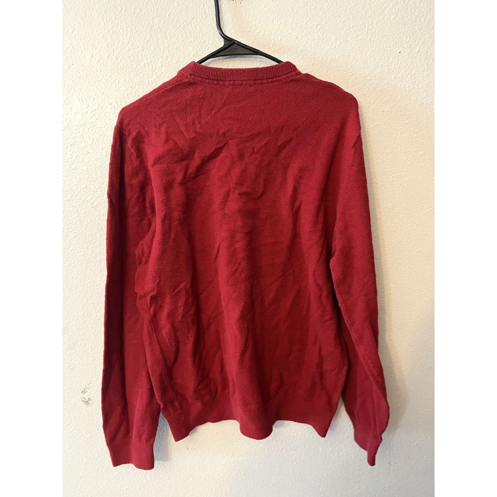Gap Gap Sweater Solid Crew Neck Long Sleeve Size Medium Red Shirt Women M Red Basic, Gap, Crew Neck, Long Sleeve, Solid, Medium, Red, Women Size M / US 6-8 / IT 42-44 - 3 Thumbnail