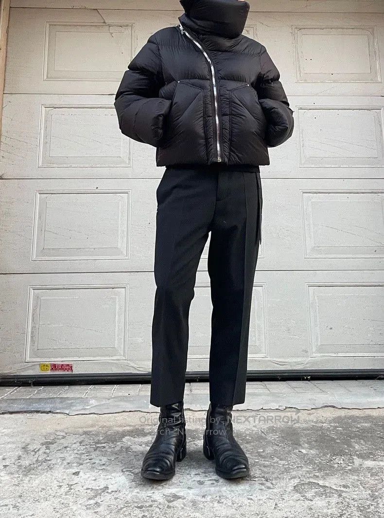Rick Owens Rick Owens Cropped Wool Astaire Pants. Size US 32 / EU 48 - 7 Thumbnail