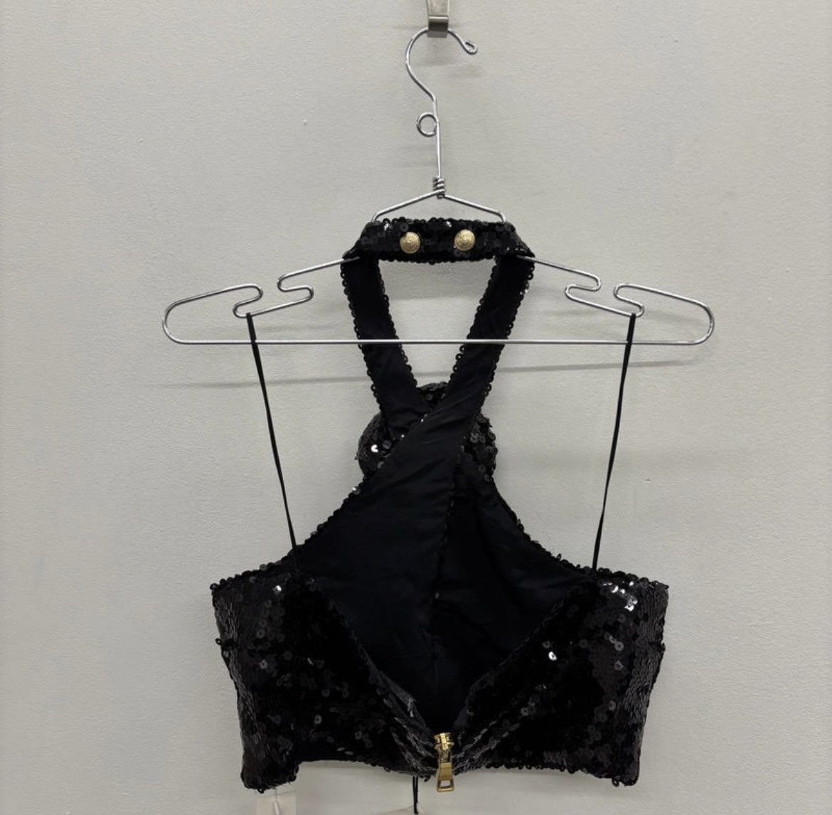 Balmain Balmain Sequence Rose Halter Top Size M / US 6-8 / IT 42-44 - 2 Thumbnail