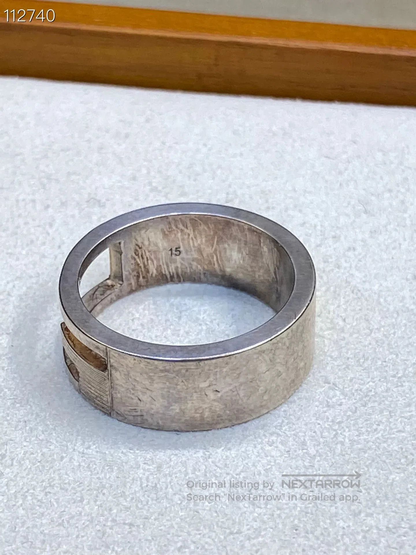 Gucci Gucci 925 Silver Ring Size 55. Size ONE SIZE - 5 Thumbnail