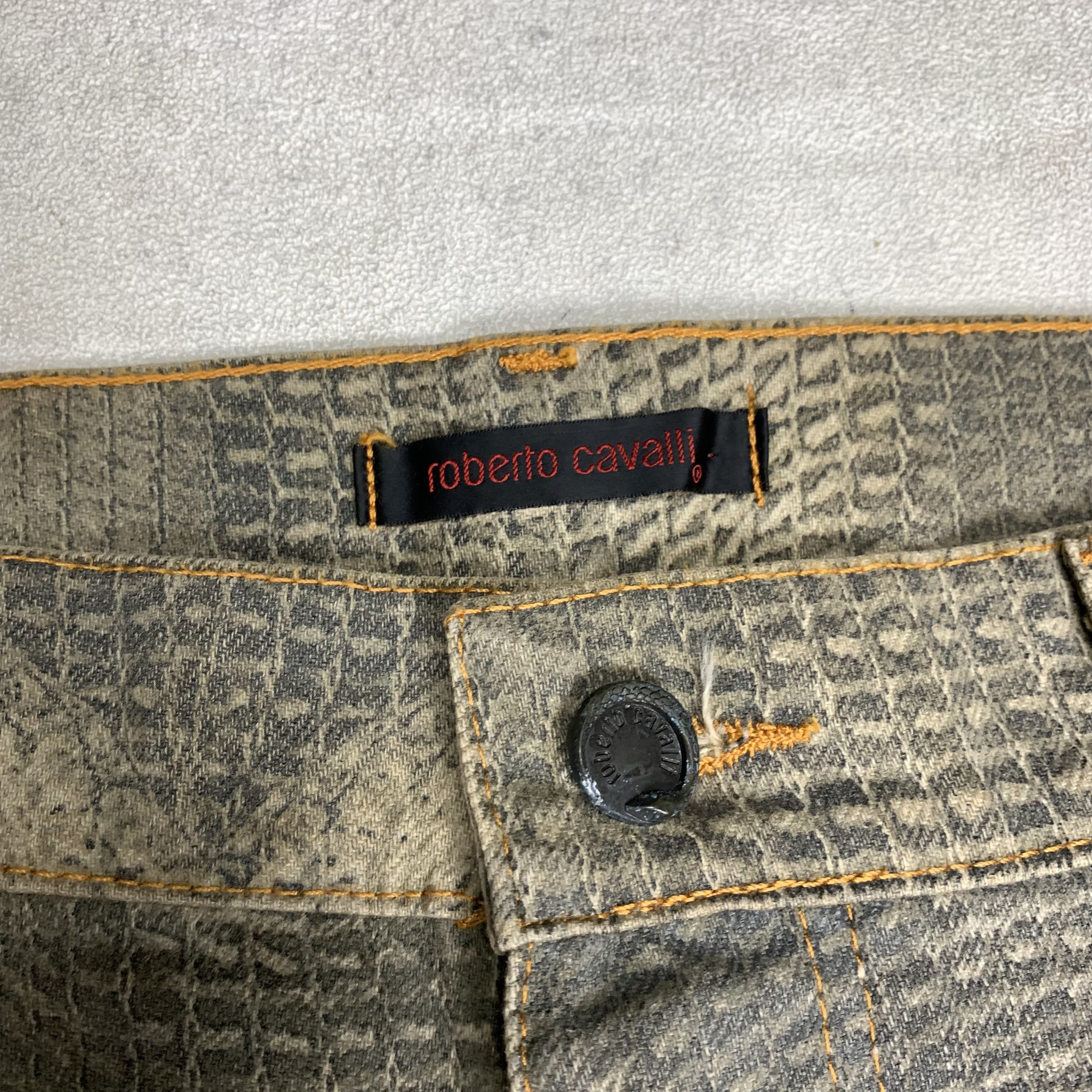 Roberto Cavalli Roberto Cavalli Snakeskin Pants Size US 31 - 7 Thumbnail