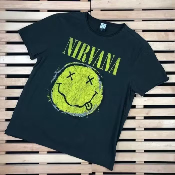 Band Tees × Nirvana × Vintage Mens T Shirt Nirvana Vintage Size XXL Size US XXL / EU 58 / 5 - 1 Thumbnail
