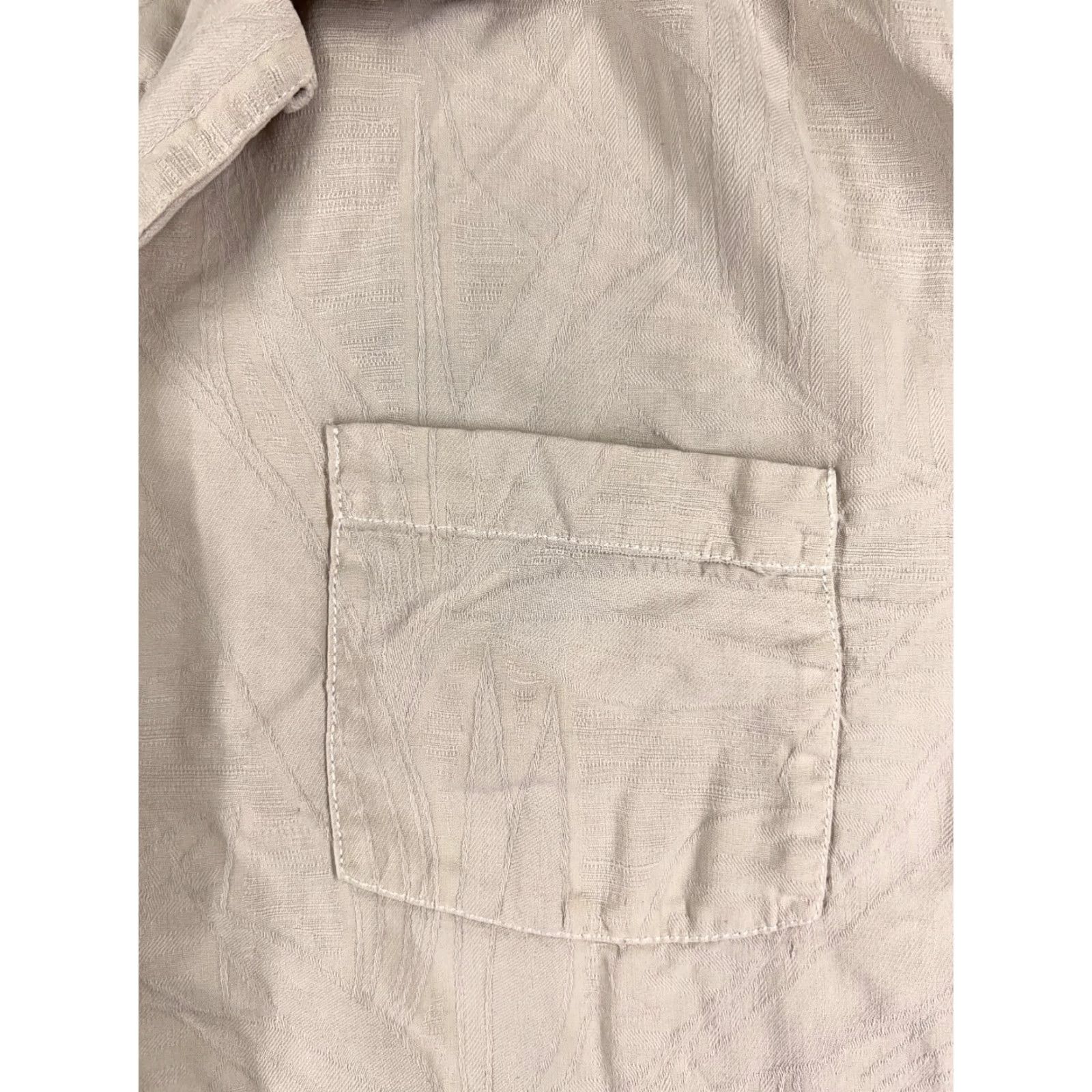 Tommy Bahama Tommy Bahama Shirt Men XL Beige Floral 100% Silk Button Up Camp Aloha Beach Vacation Resort Shirt Mens Silk Button-Up Size US XL / EU 56 / 4 - 6 Thumbnail