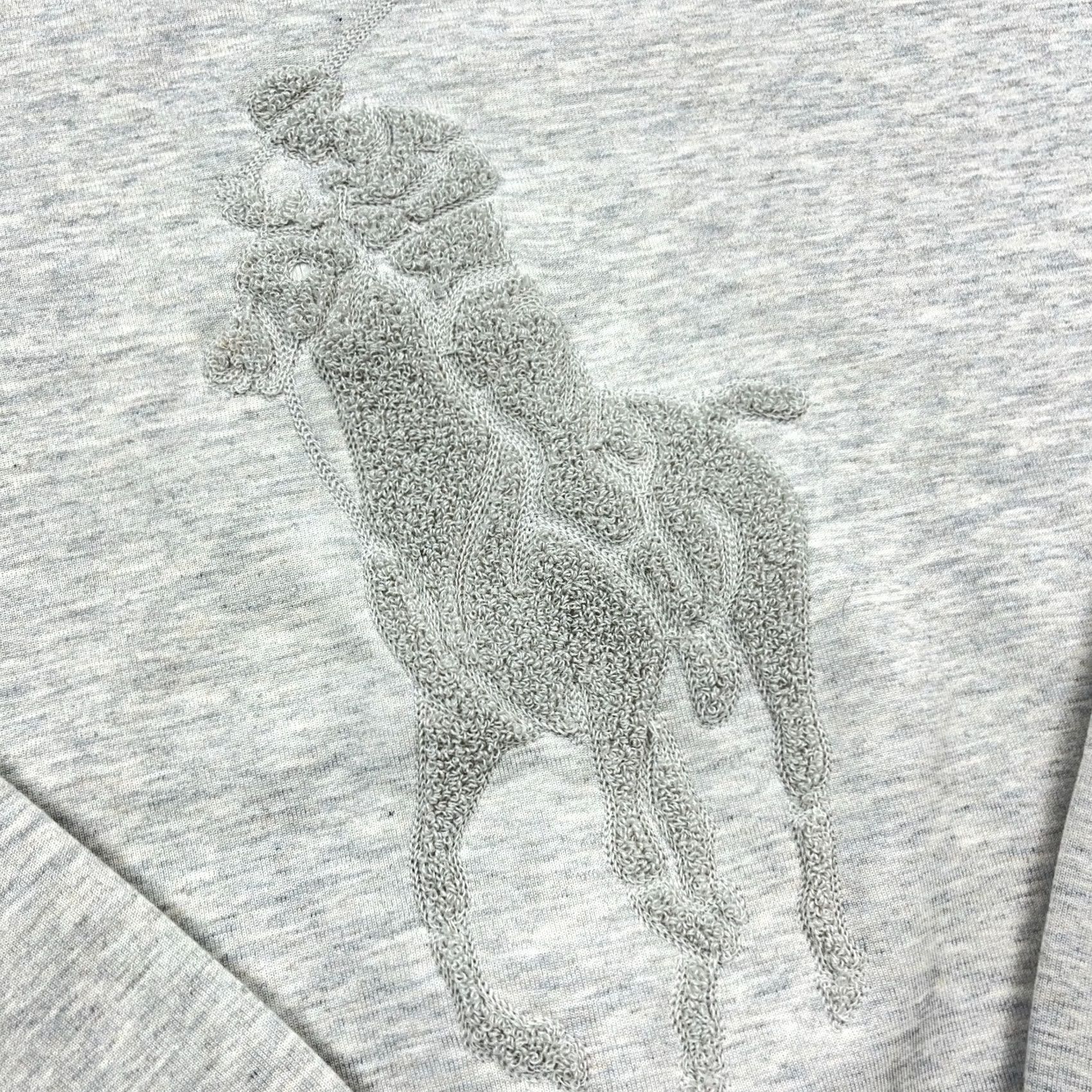 Polo Ralph Lauren Polo Ralph Lauren Sweatshirt Men Small Heather Gray Big Pony Crewneck Sweater Size US S / EU 44-46 / 1 - 3 Thumbnail