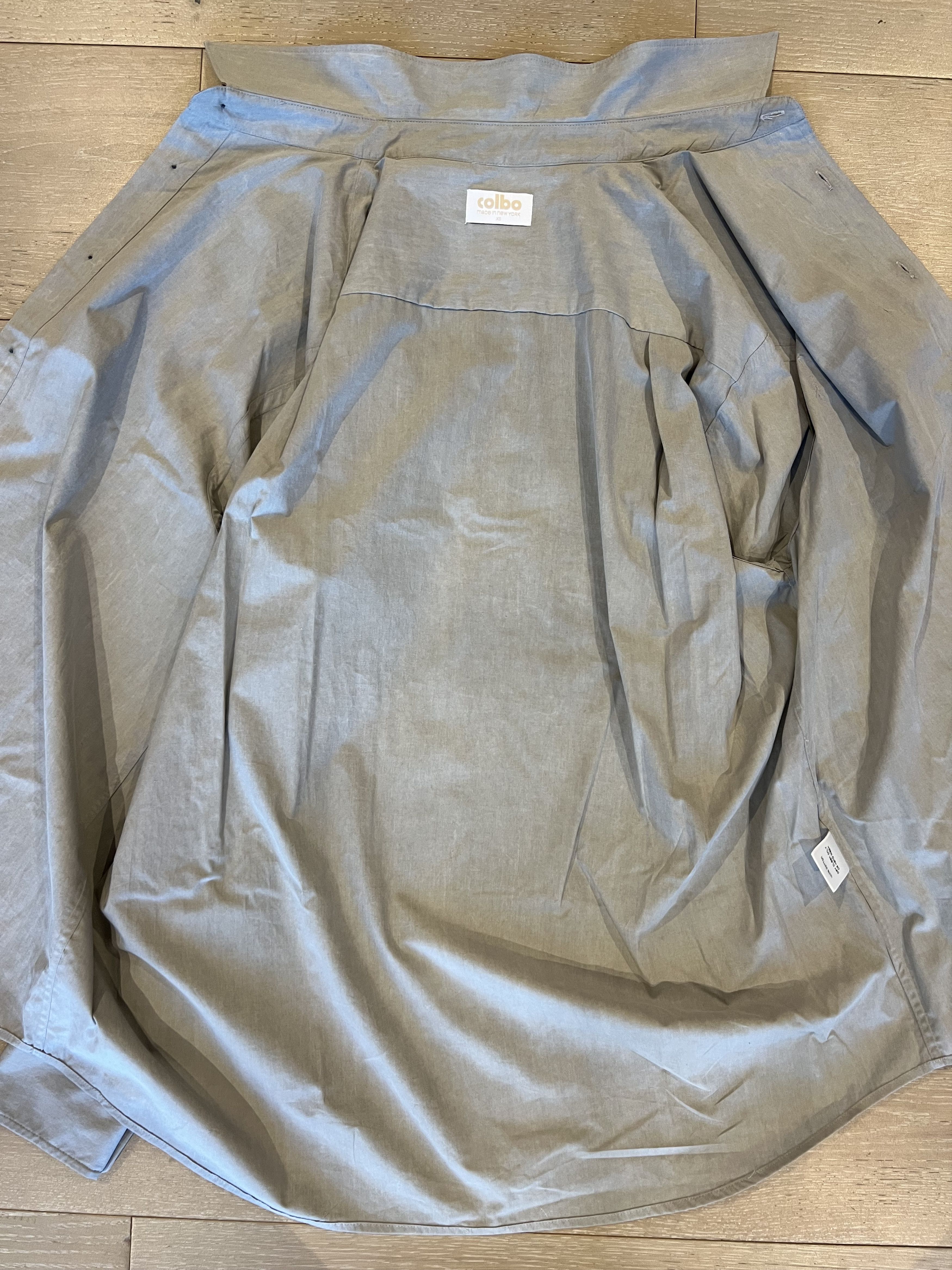 Colbo 💚 1/15 Colbo NYC TK Shirt Washed Gray Cotton X-Small NEW Size US XS / EU 42 / 0 - 12 Thumbnail