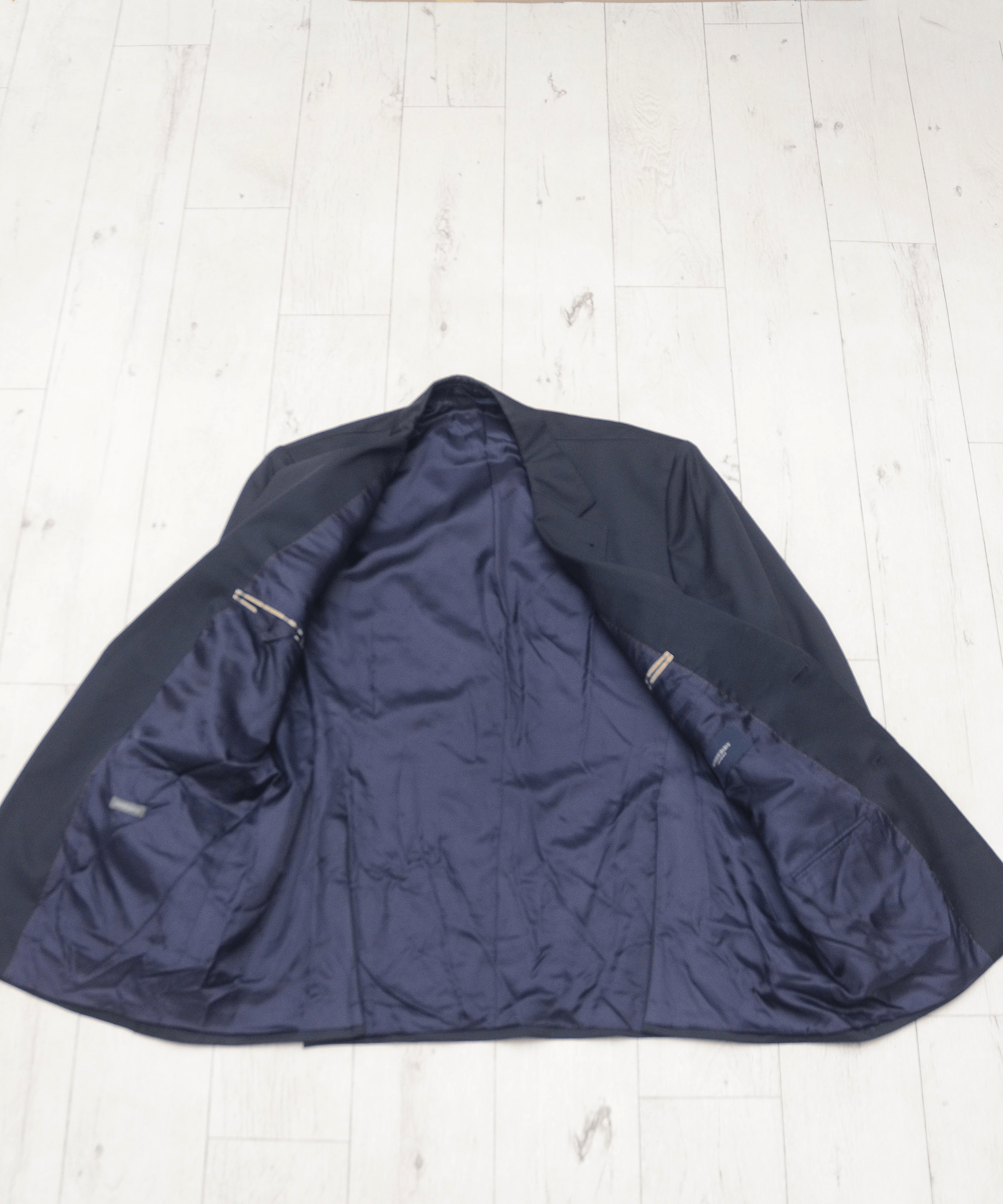 Burberry Luxury Burberry London Super 100 Blazer Navy Old Money Size 50R - 7 Thumbnail