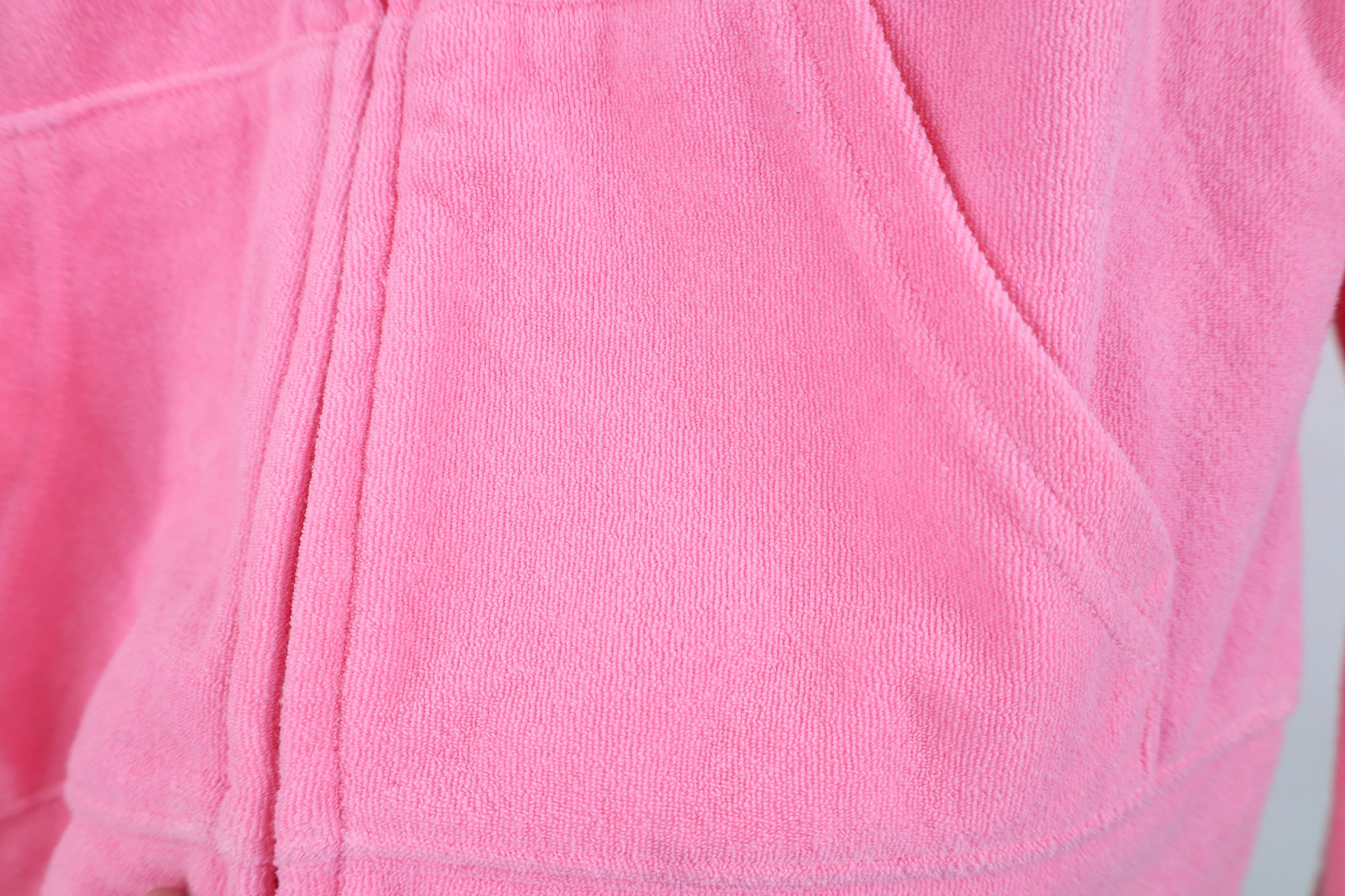 Juicy Couture Vintage 90s Y2K Juicy Couture Terry Cloth Full Zip Hoodie Size XS / US 0-2 / IT 36-38 - 6 Thumbnail