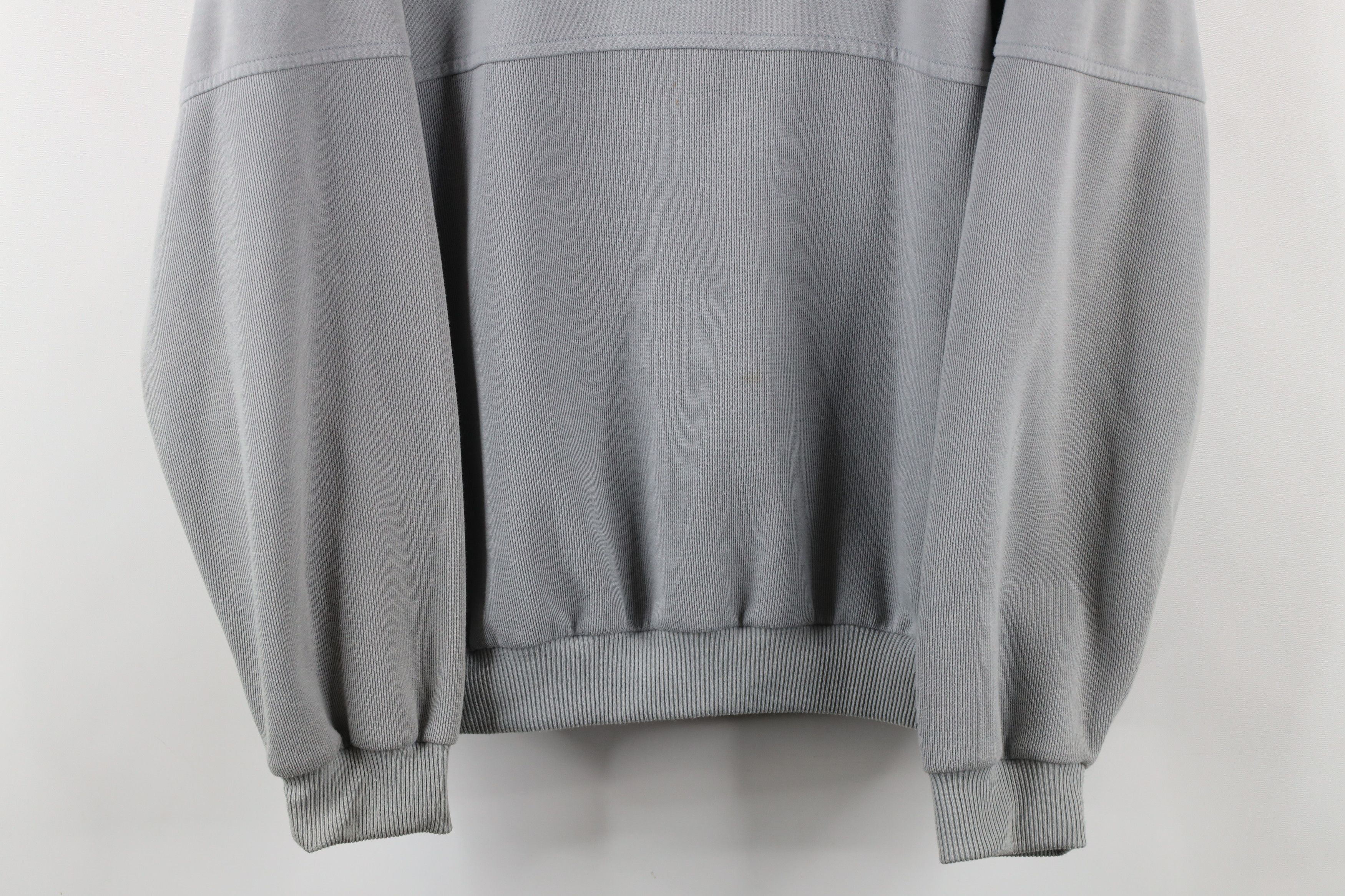 Vintage Vintage 90s Streetwear Ribbed Knit Half Zip Pullover Sweater Size US L / EU 52-54 / 3 - 3 Thumbnail