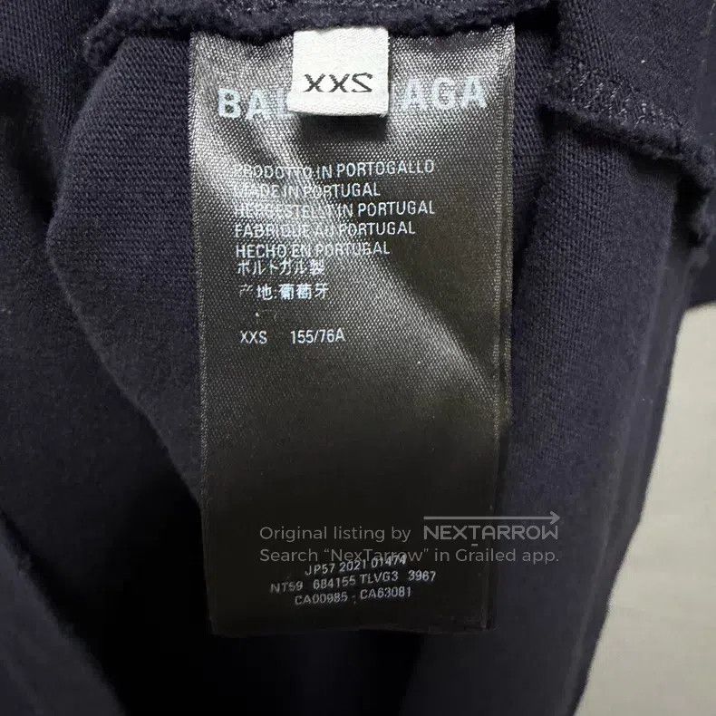 Balenciaga Balenciaga Solid Color Letter Print Round Neck Short Sleev Size US XXS / EU 40 - 5 Thumbnail