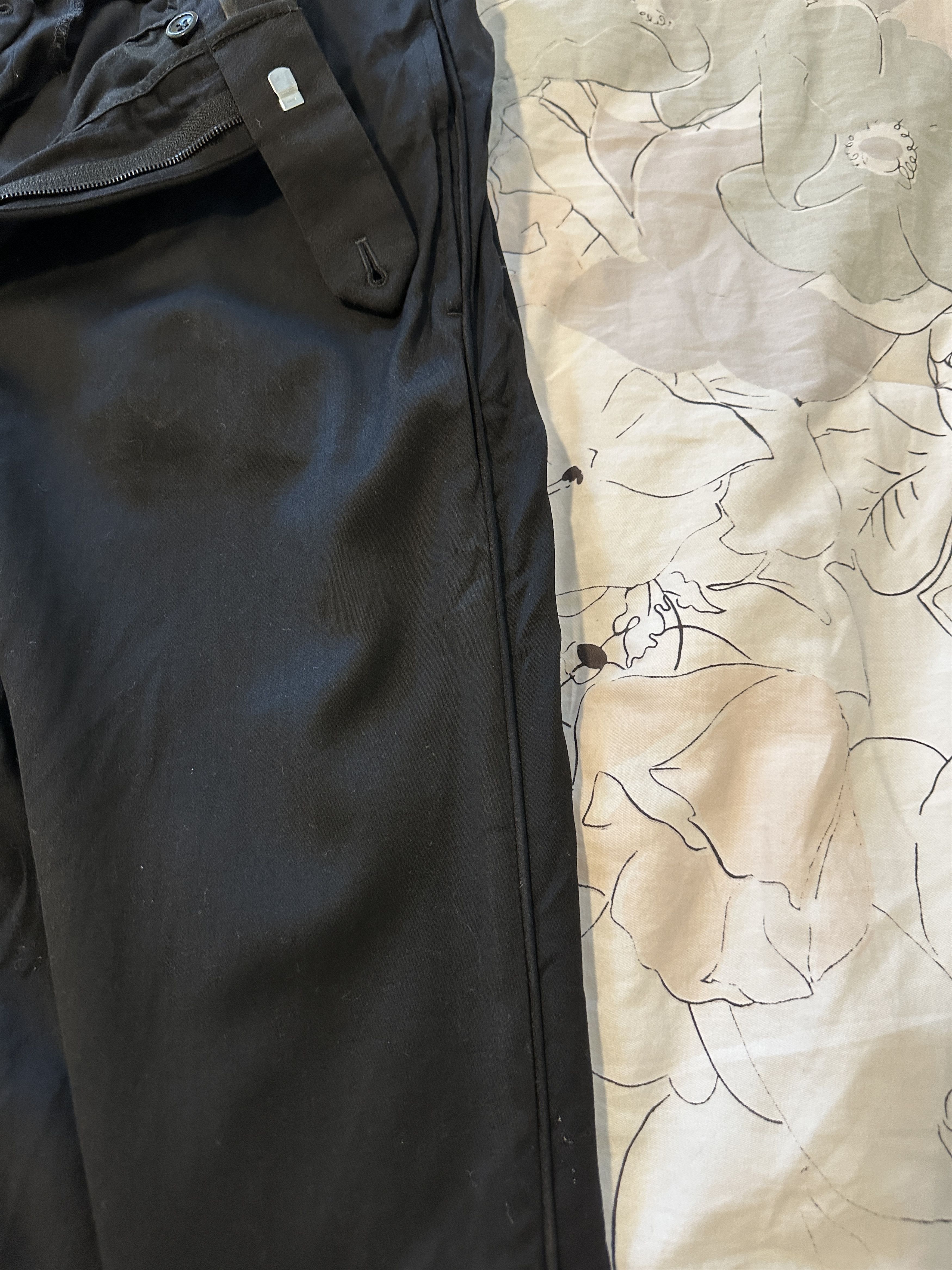 Armani Collezioni Armani Collezioni Men's Classic Fit Black Pants Size 38L Size US 38 / EU 54 - 5 Thumbnail