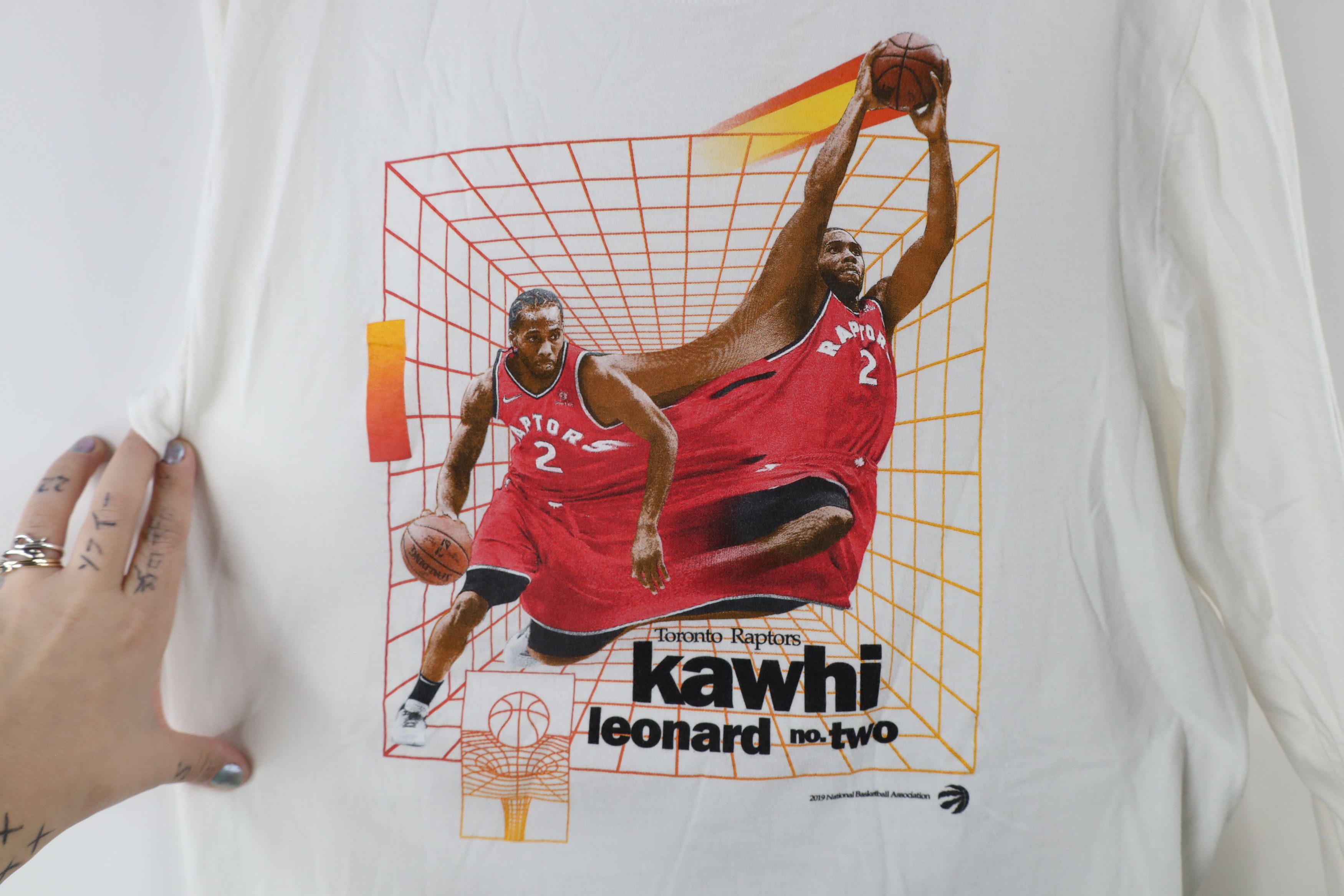 Nike × Vintage Nike Leonard Toronto Raptors Basketball Long Sleeve T-Shirt Size US M / EU 48-50 / 2 - 6 Thumbnail