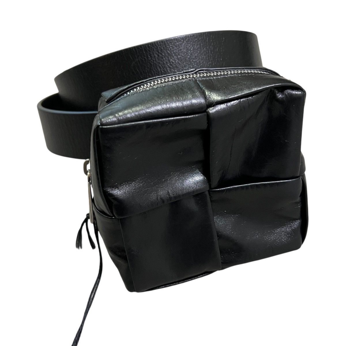 Bottega Veneta BOTTEGA VENETA Paper Calf Leather Waist Belt Bag Size ONE SIZE - 1 Thumbnail