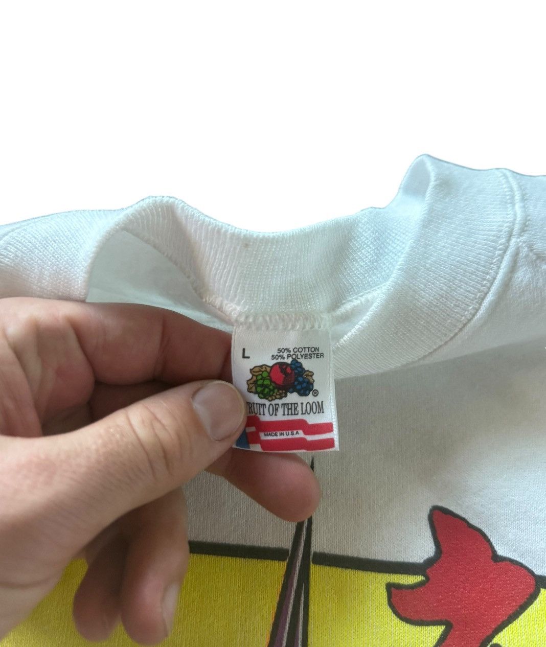 Fruit Of The Loom vintage hiromshima band 1991 crewneck Size large Size US L / EU 52-54 / 3 - 5 Thumbnail