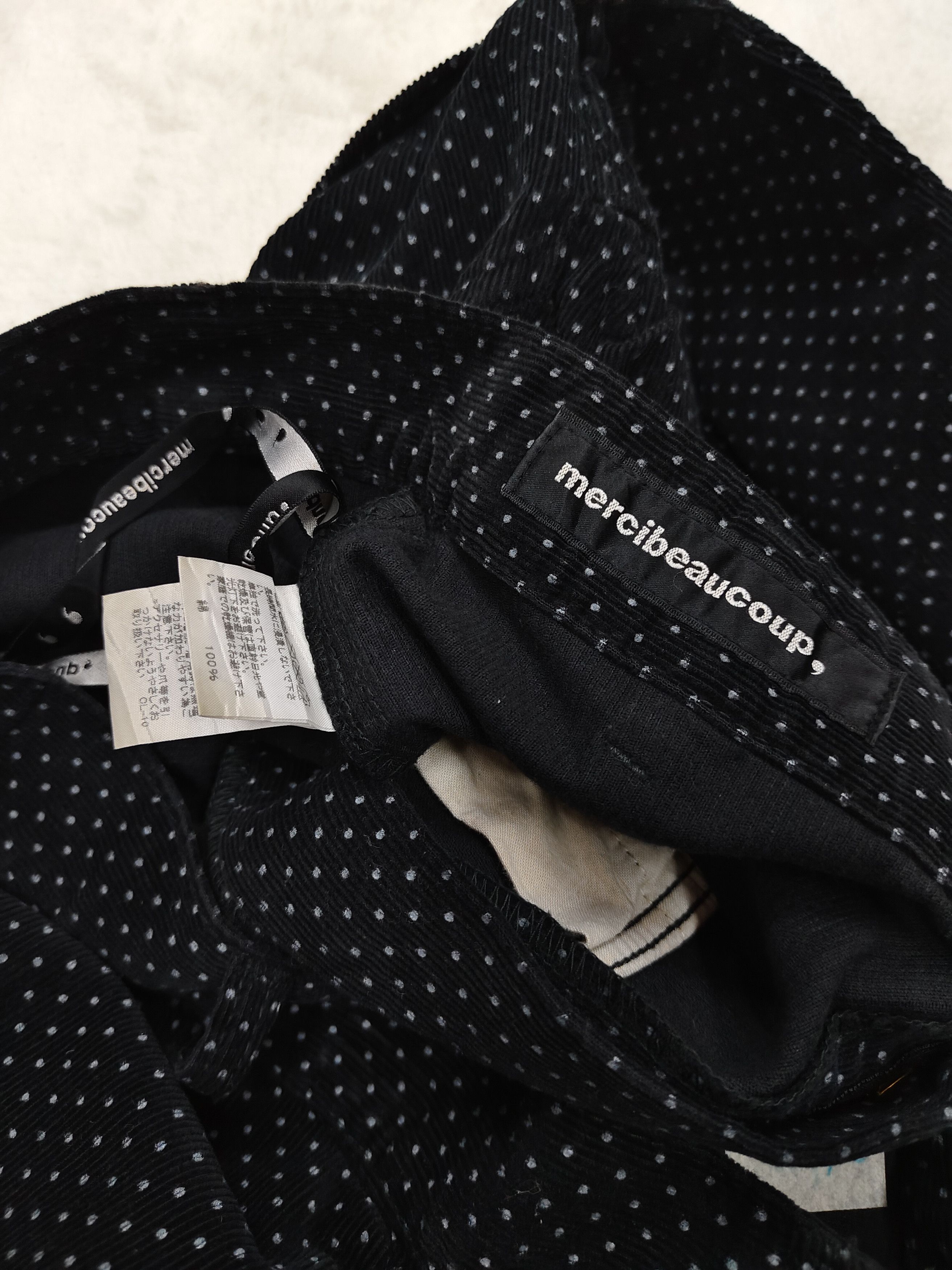 mercibeaucoup DOPE💥Mercibeaucoup🇯🇵 Drop Crotch Polkadot Corduroy Size 28" / US 6 / IT 42 - 5 Thumbnail