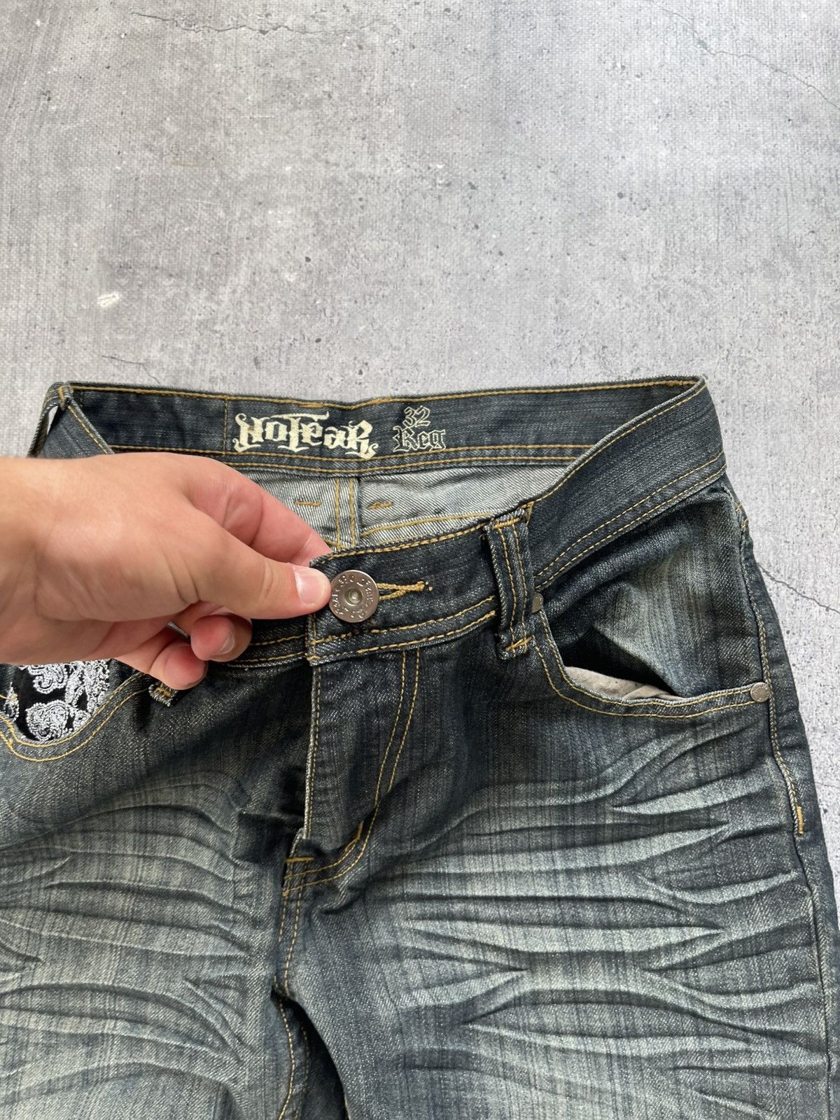 No Fear Vintage Baggy Jeans No Fear Hype Style Size 32 Size US 32 / EU 48 - 8 Thumbnail