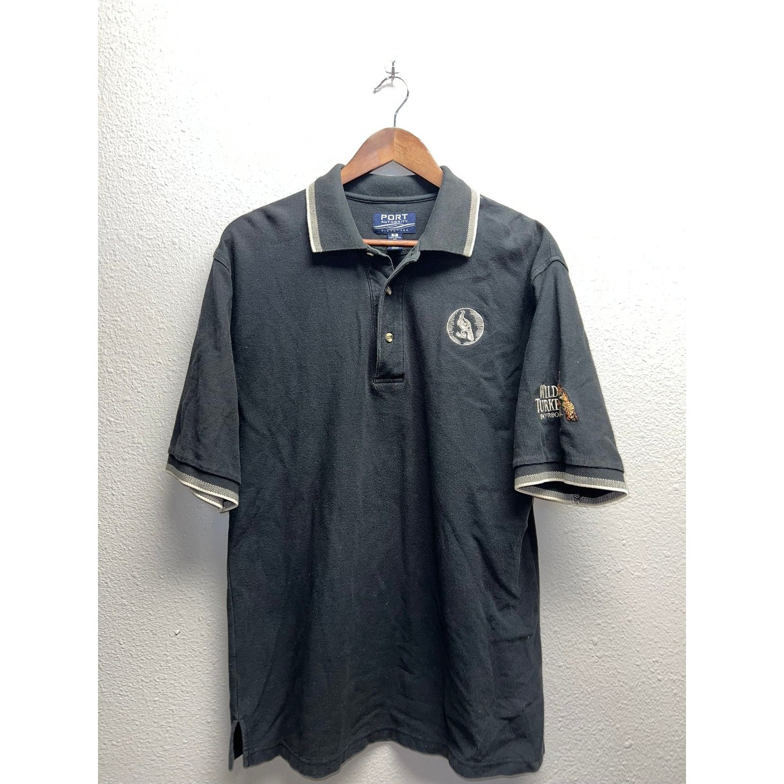 Vintage Vintage Wild Turkey Bourbon Polo Shirt Alcohol Top VTG M Size US M / EU 48-50 / 2 - 1 Thumbnail