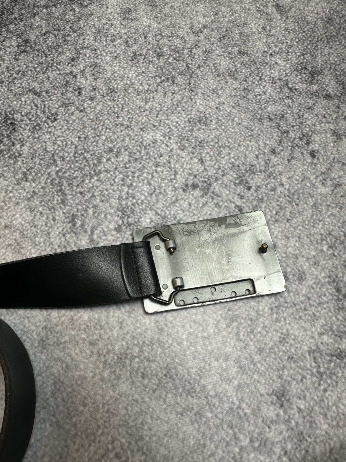 Leather Y2K Music Logo Belts Rare Casual Streetwear Style Vintage Size ONE SIZE - 3 Thumbnail
