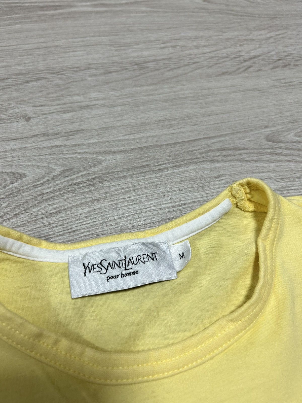 Vintage Vintage Yves Saint Lauren T-shirt basic small logo size S-M Size US S / EU 44-46 / 1 - 3 Thumbnail