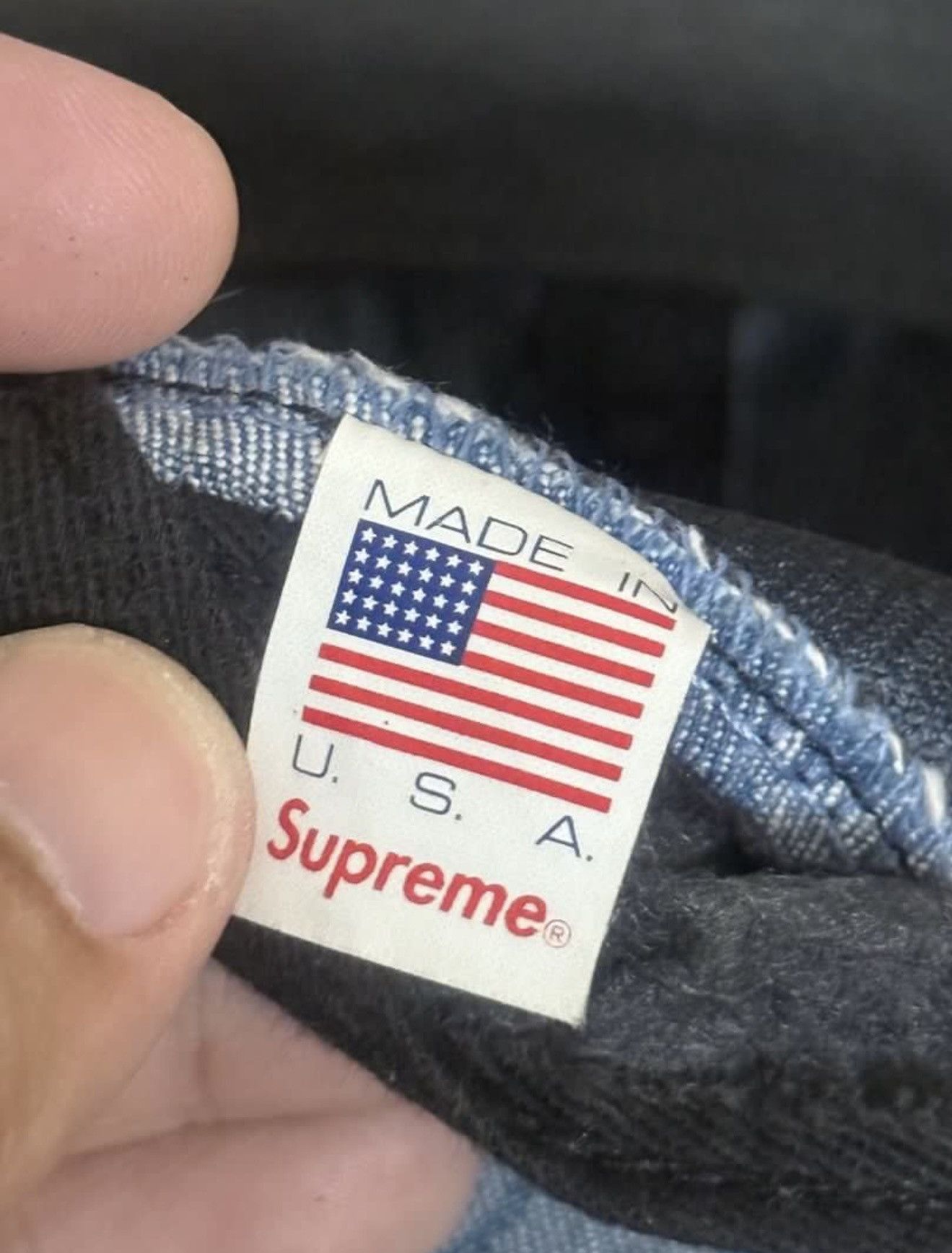 Supreme Supreme Denim Argyle Camp Cap Size ONE SIZE - 8 Thumbnail