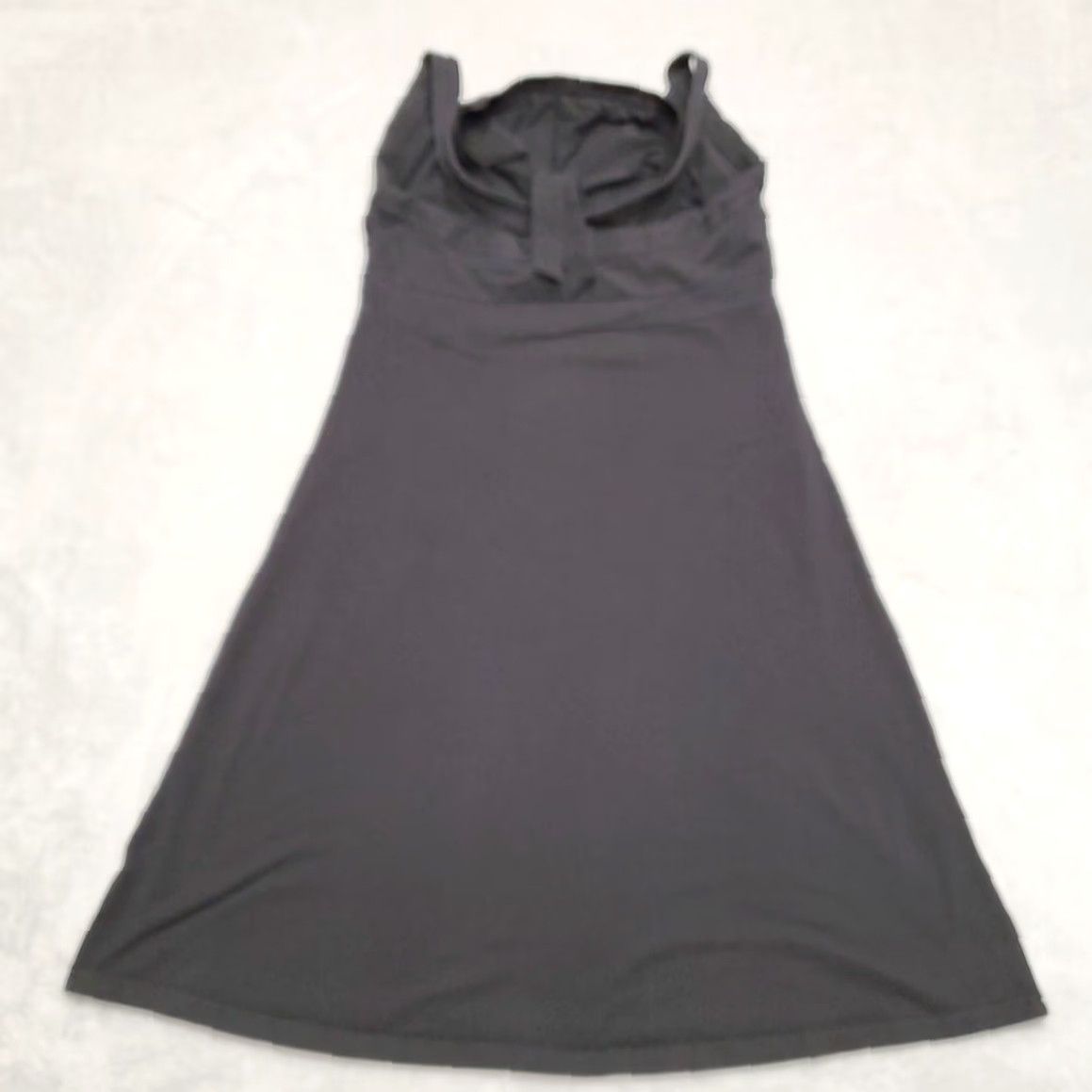Patagonia Patagonia Womens Medium Black Sun Dress Organic Cotton Stretch Jersey Knit Dress Sun Dress Casual Sundress A-Line Knee Length Sleeveless Solid Womens Size M / US 6-8 / IT 42-44 - 4 Thumbnail