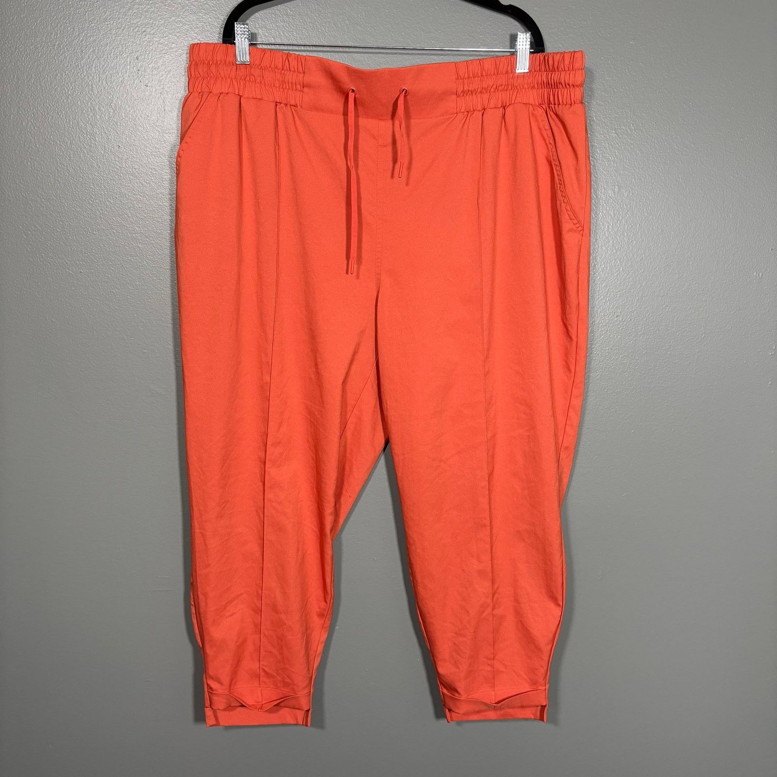 Other Zuda Z-Move Orange Casual Tapered Leg Capri Pants - 2XP Size 42" / US 20 - 1 Thumbnail