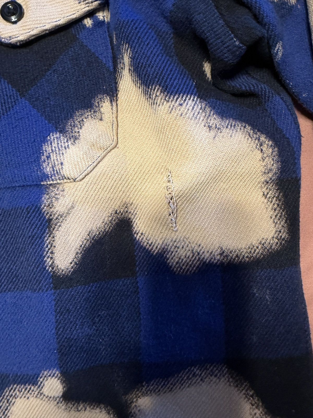 Supreme SUPREME BUFFALO BLEACHED HEAVYWEIGHT FLANNEL Size US L / EU 52-54 / 3 - 5 Thumbnail