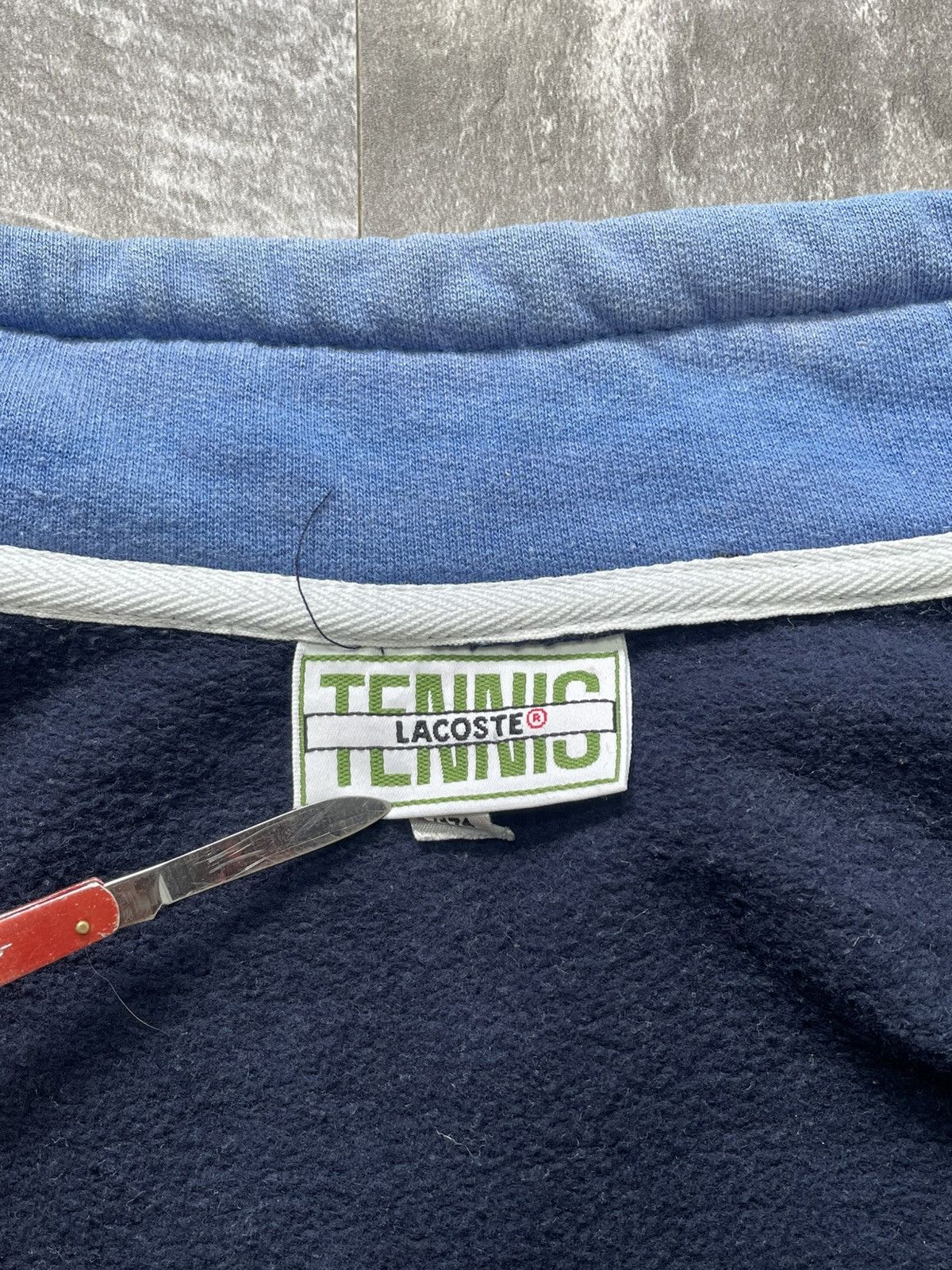 Lacoste Lacoste Tennis Zip Hoodie Blue Vintage RARE Size US L / EU 52-54 / 3 - 8 Thumbnail