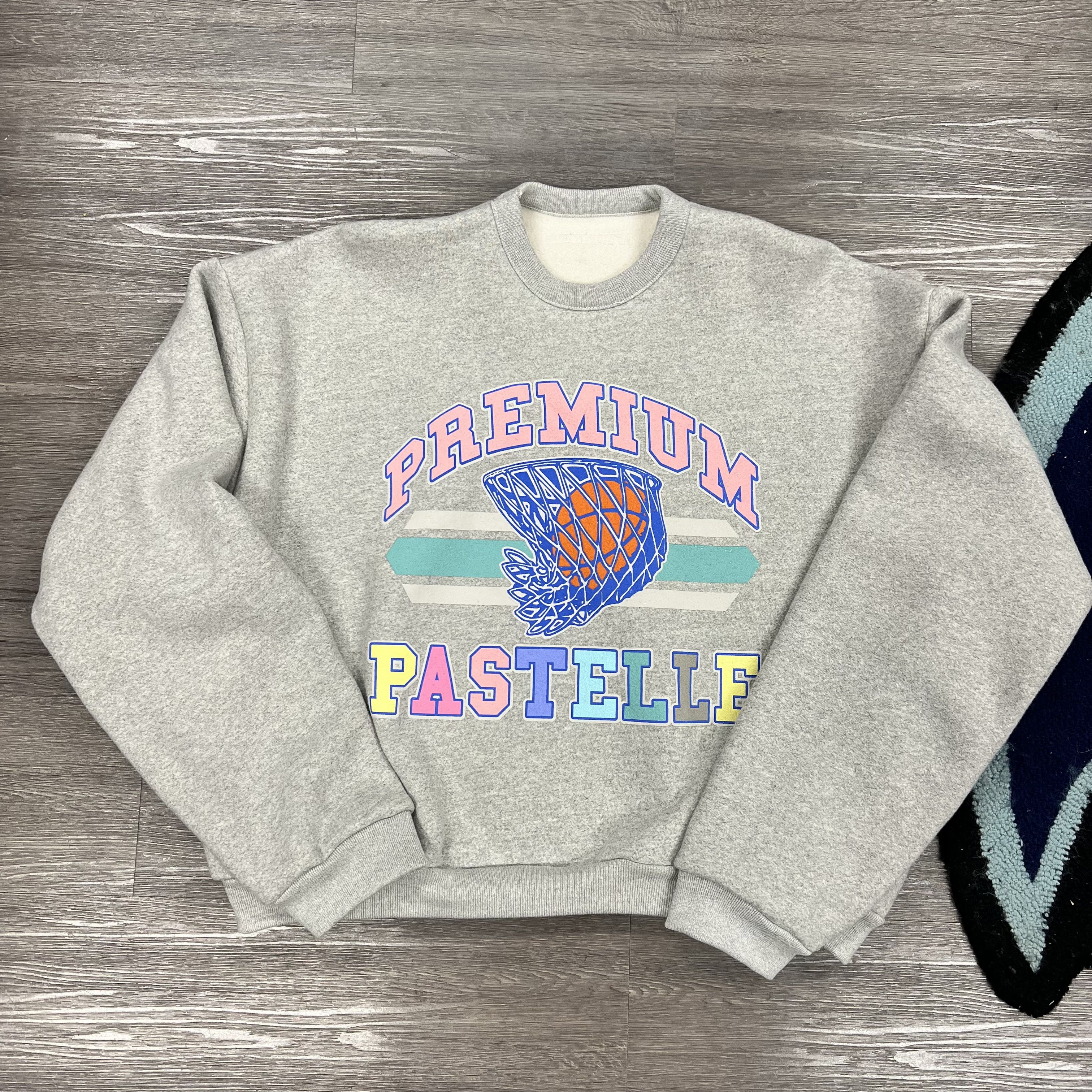 image of Pastelle Crewneck in Grey, Men's (Size Large)