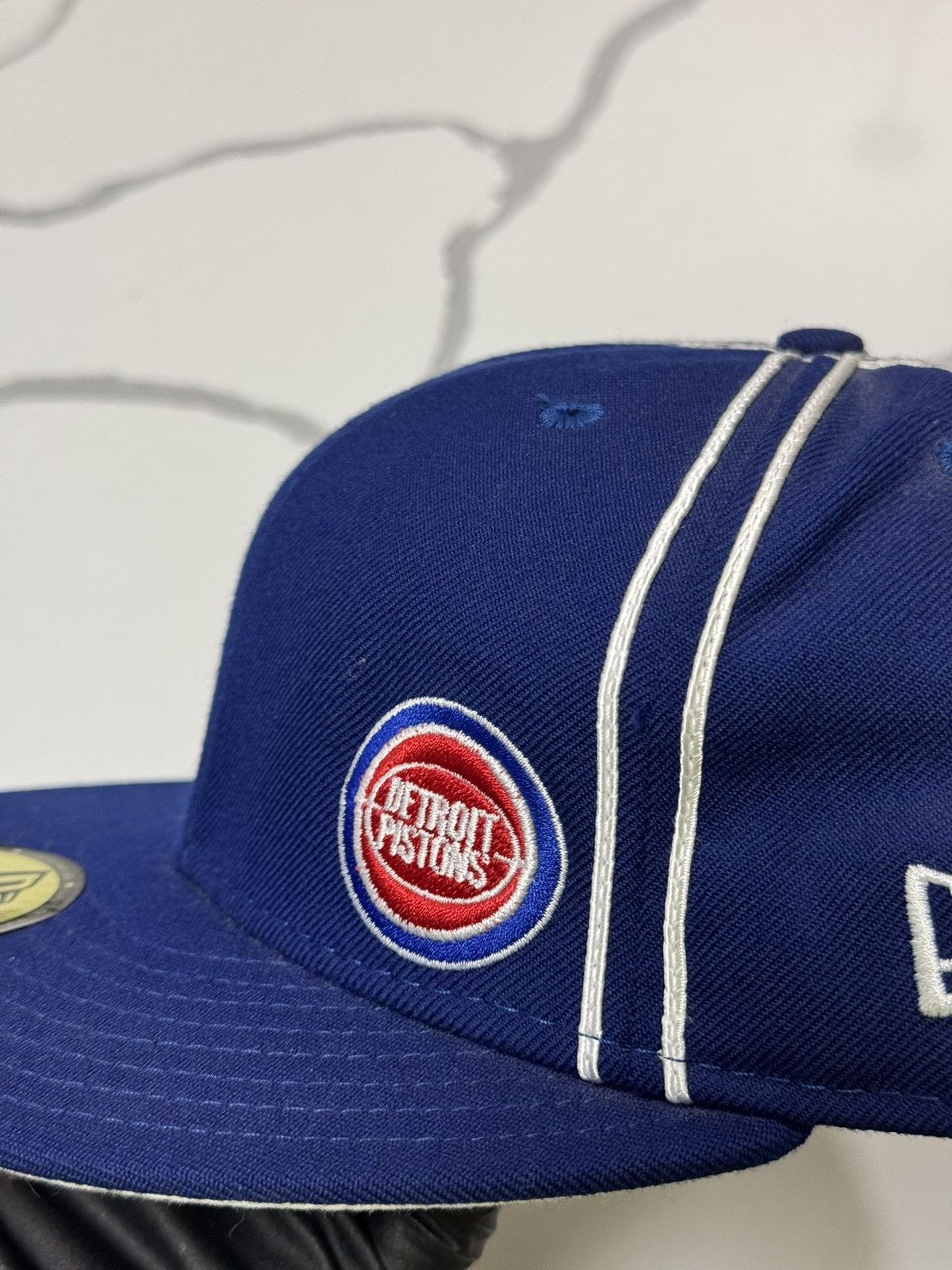 New Era New Era 59FIFTY Hardwood Classics Detroit Pistons Fitted Hat Size ONE SIZE - 3 Thumbnail