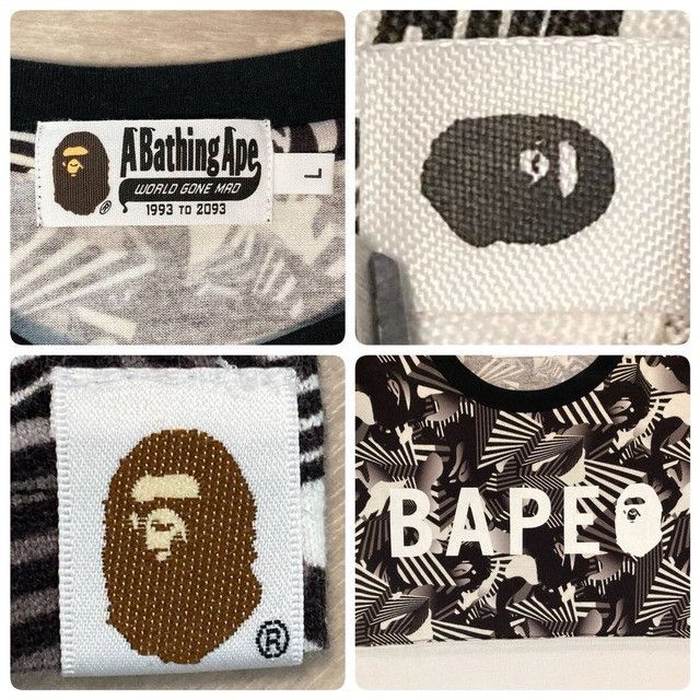 Bape BAPE Dazzle Camo T-shirt a bathing ape NIGO Size US L / EU 52-54 / 3 - 5 Thumbnail