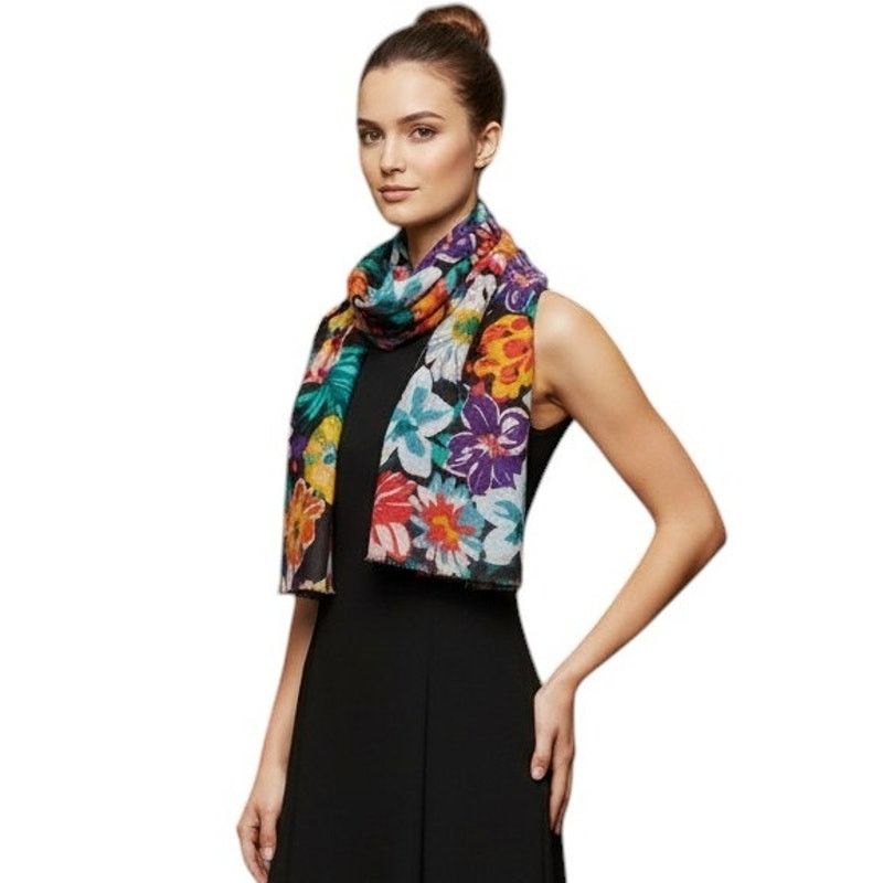 Vera Bradley Lot 3 Vera Bradley Floral Rayon Soft Fringe Scarf, 30"x 72" Size ONE SIZE - 1 Thumbnail