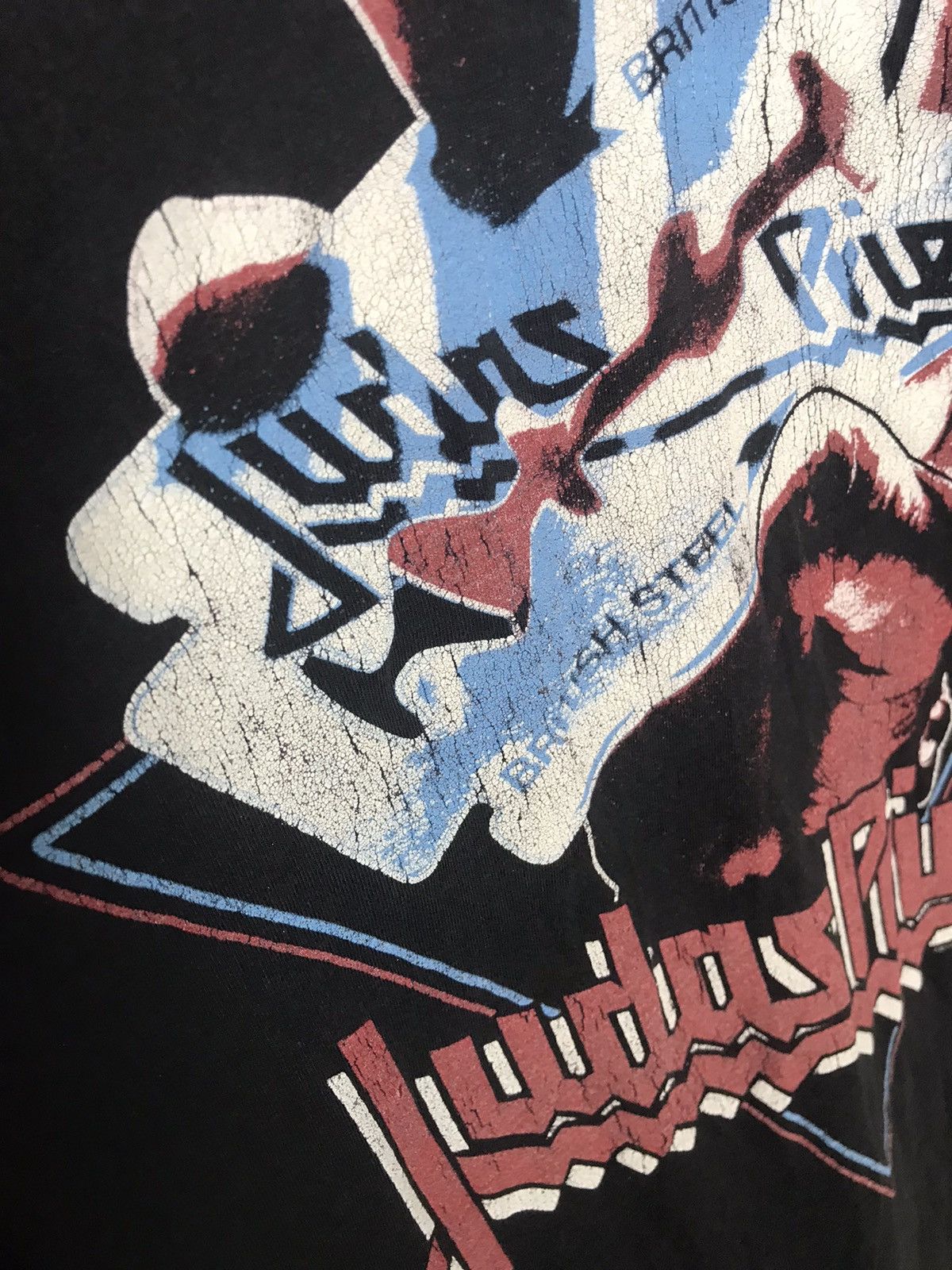 Band Tees Judas Priest British Steel faded t-shirt Size US XL / EU 56 / 4 - 5 Thumbnail