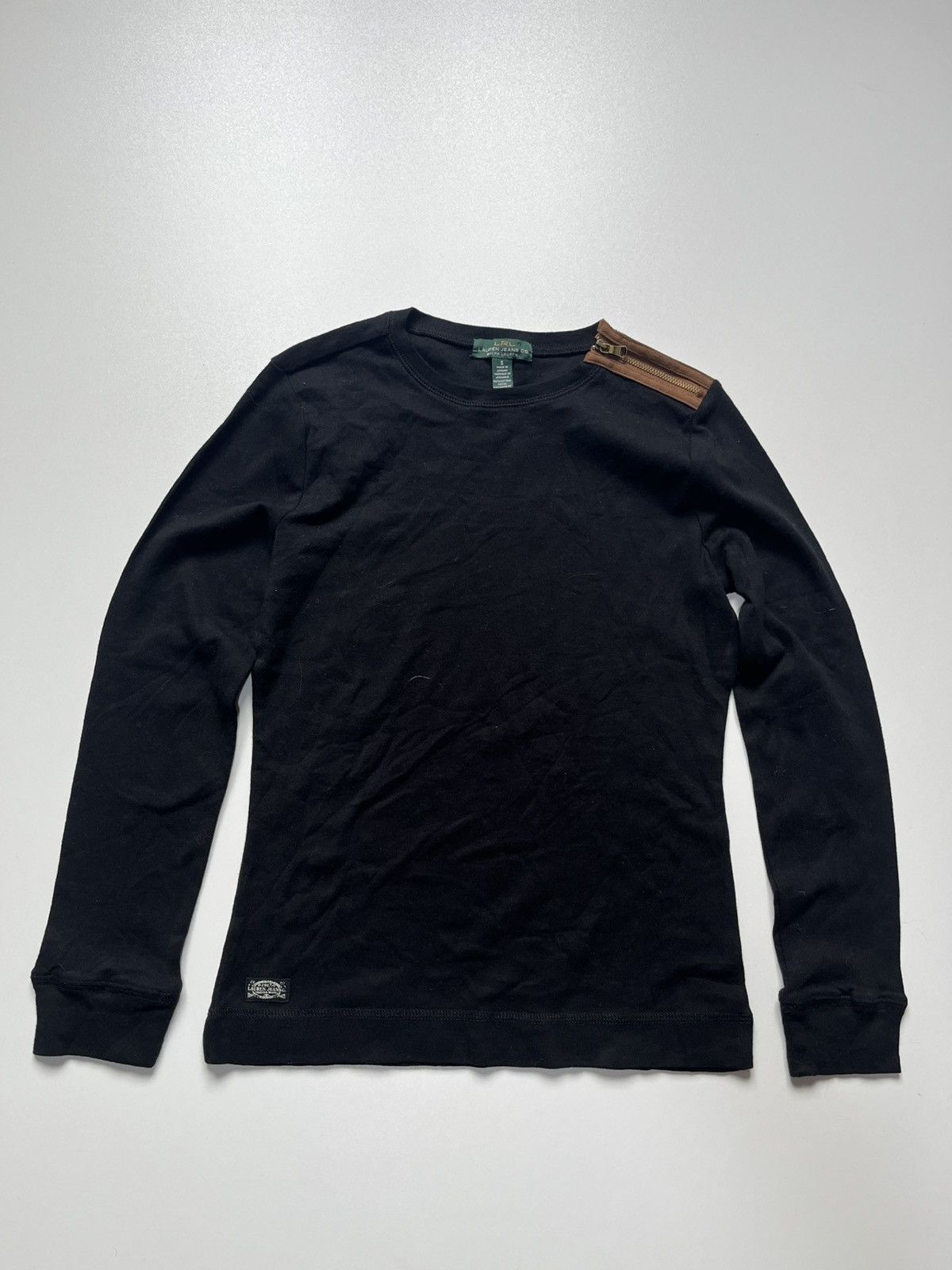 Polo Ralph Lauren Vintage 90s polo Ralph Lauren basic long sleeve with zipper Size S / US 4 / IT 40 - 1 Thumbnail