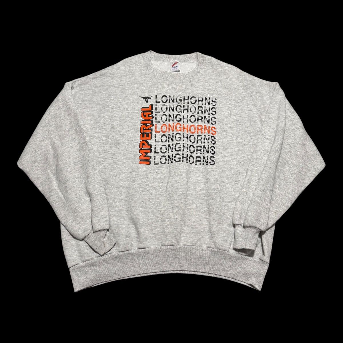 Jerzees Vintage Texas Longhorns Cotton Blend Sweatshirt Men's 2XL Size US XXL / EU 58 / 5 - 1 Thumbnail