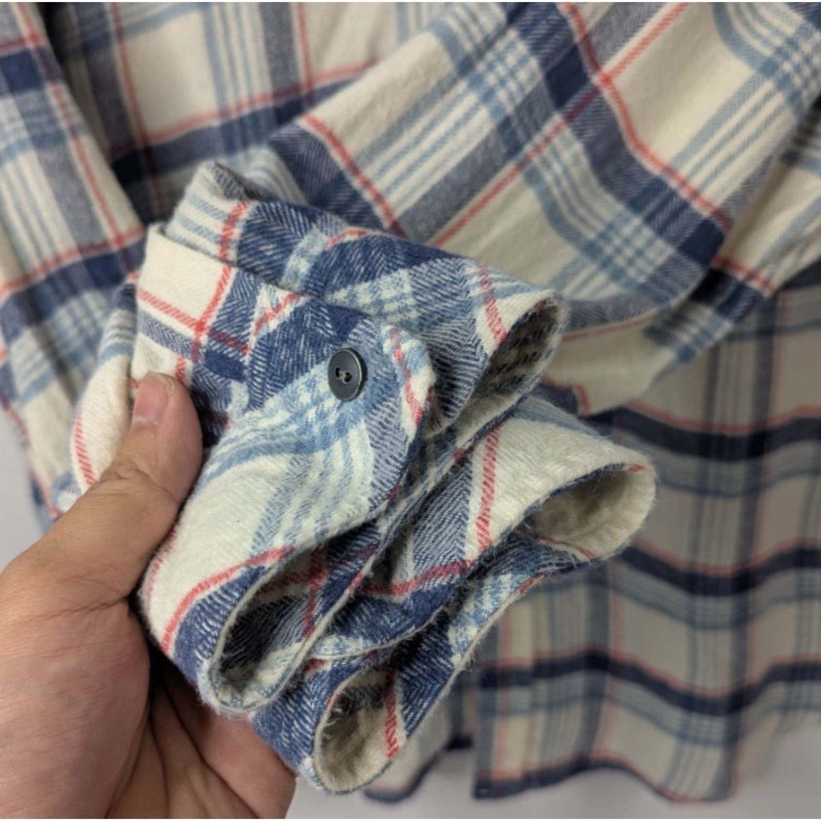 Rails Rails Shirt Button-Up Long Sleeve Plaid Multicolor Cotton Flannel Mens Large Classic Outdoor Casual Size US L / EU 52-54 / 3 - 3 Thumbnail