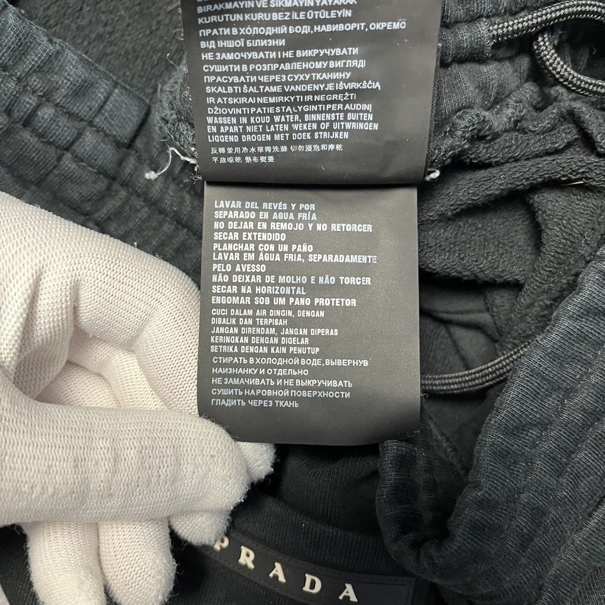Prada Prada Black Tab Sweatpants Joggers Luxury Designer Size US 28 / EU 44 - 15 Thumbnail