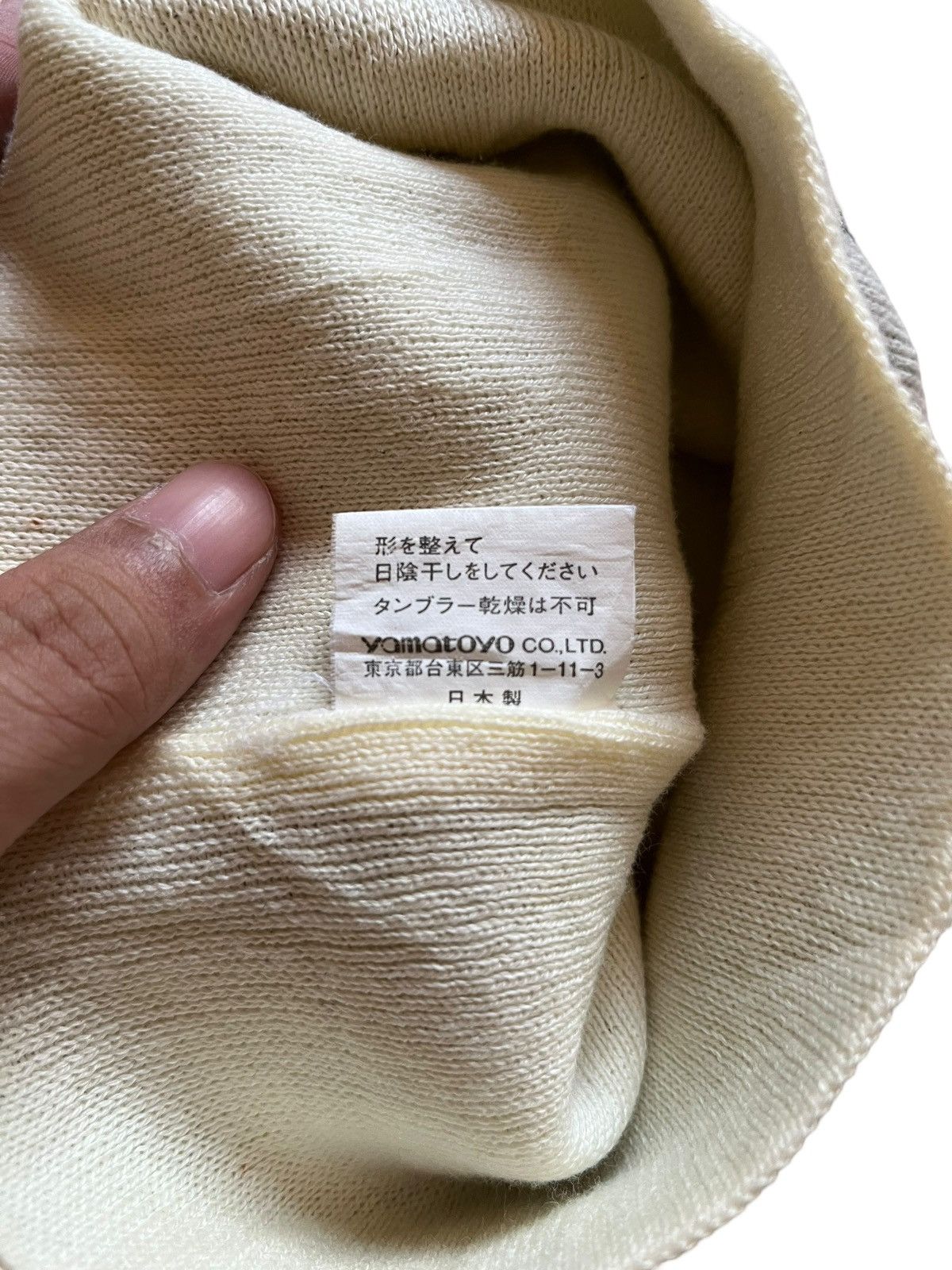 Japanese Brand Hype Vintage Freaky Spell Out Grey Beanie Size ONE SIZE - 3 Thumbnail