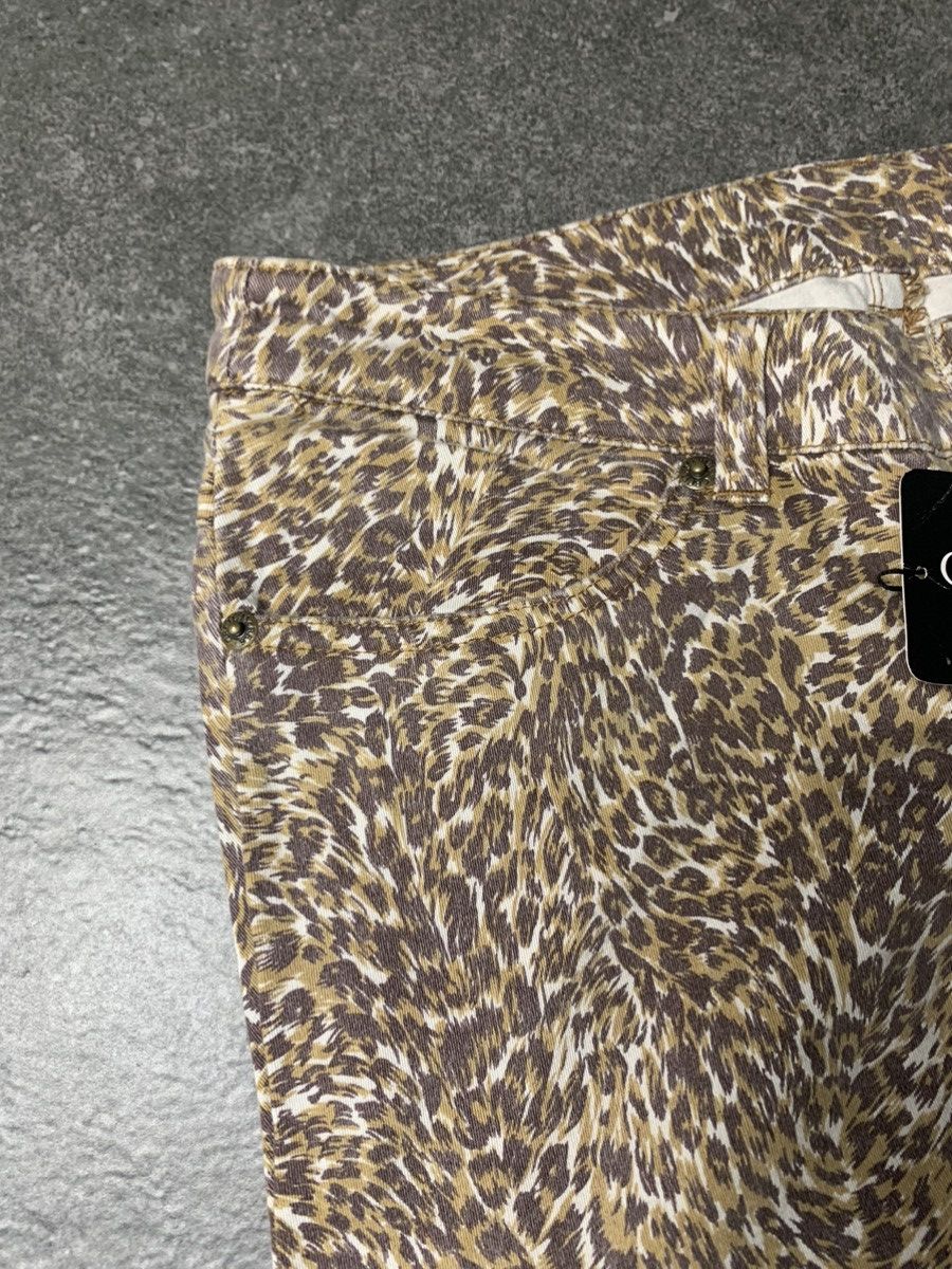 If Six Was Nine × Japanese Brand × Le Grande Bleu (L.G.B.) Cecil McBee Leopard Lace-Up Super Flared Pants Size 29" - 6 Thumbnail